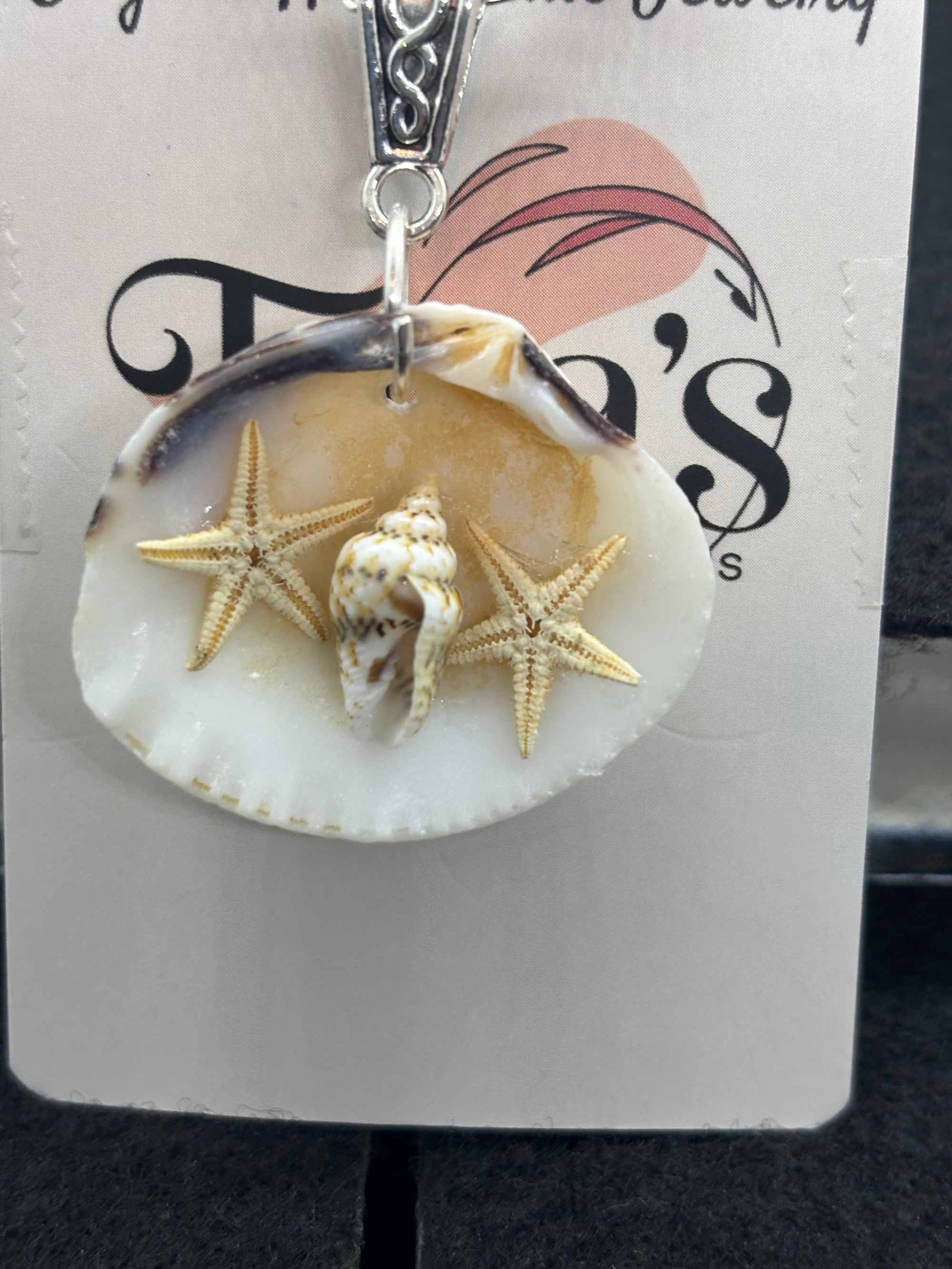 Seashell and Starfish Necklace