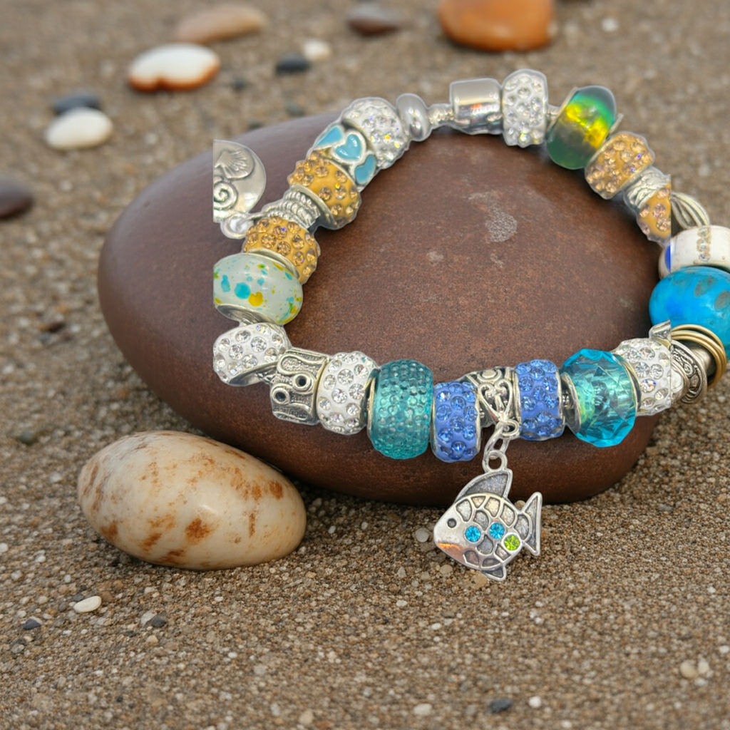 Beach Themed Charm Bracelet