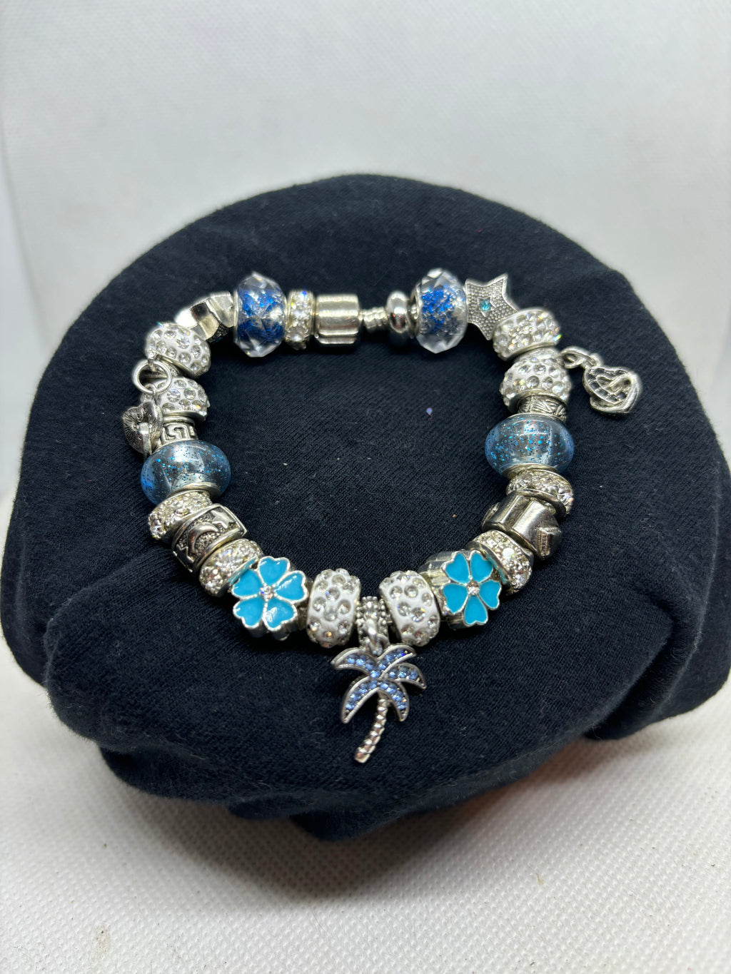 Palm Tree Charm Bracelet