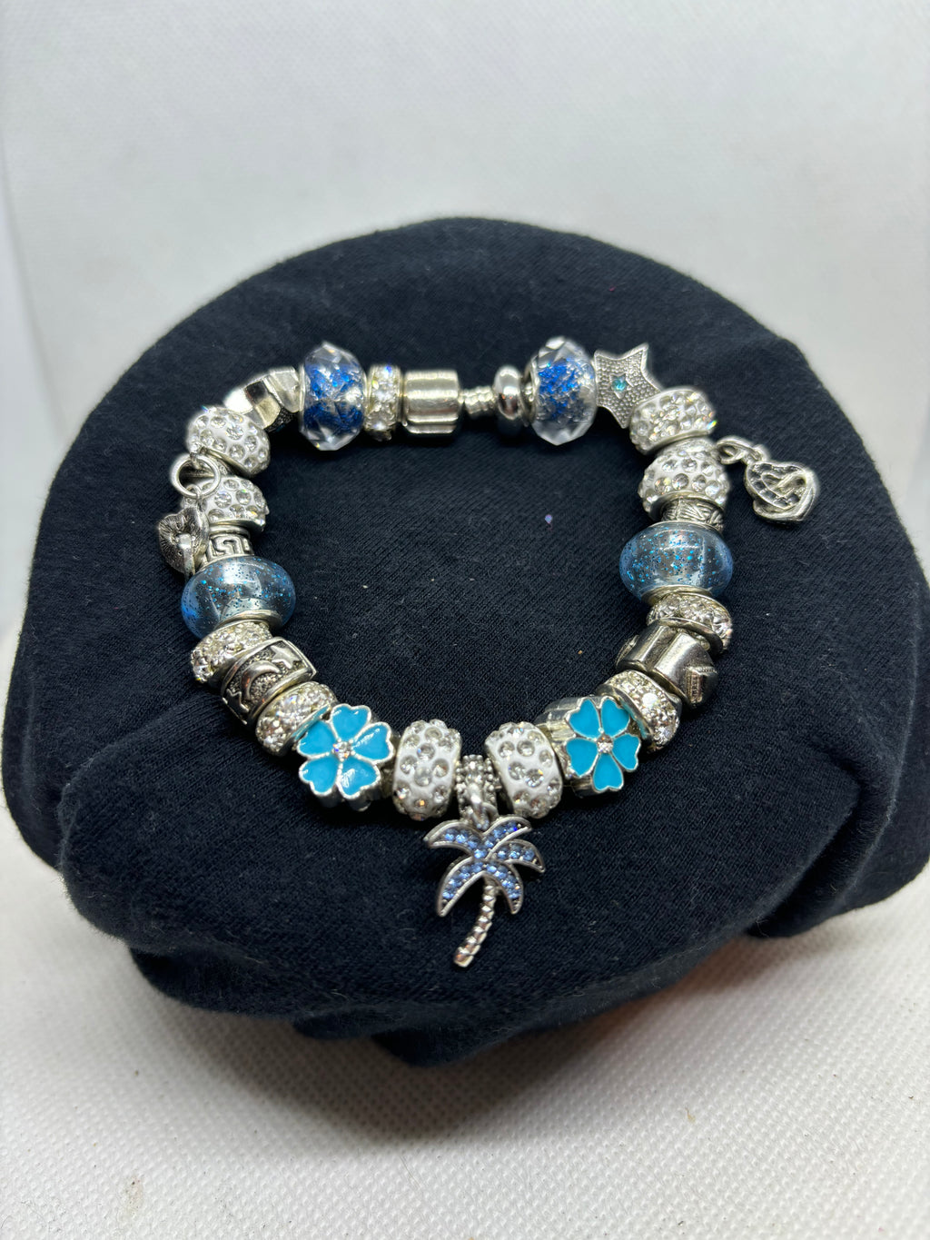 Palm Tree Charm Bracelet
