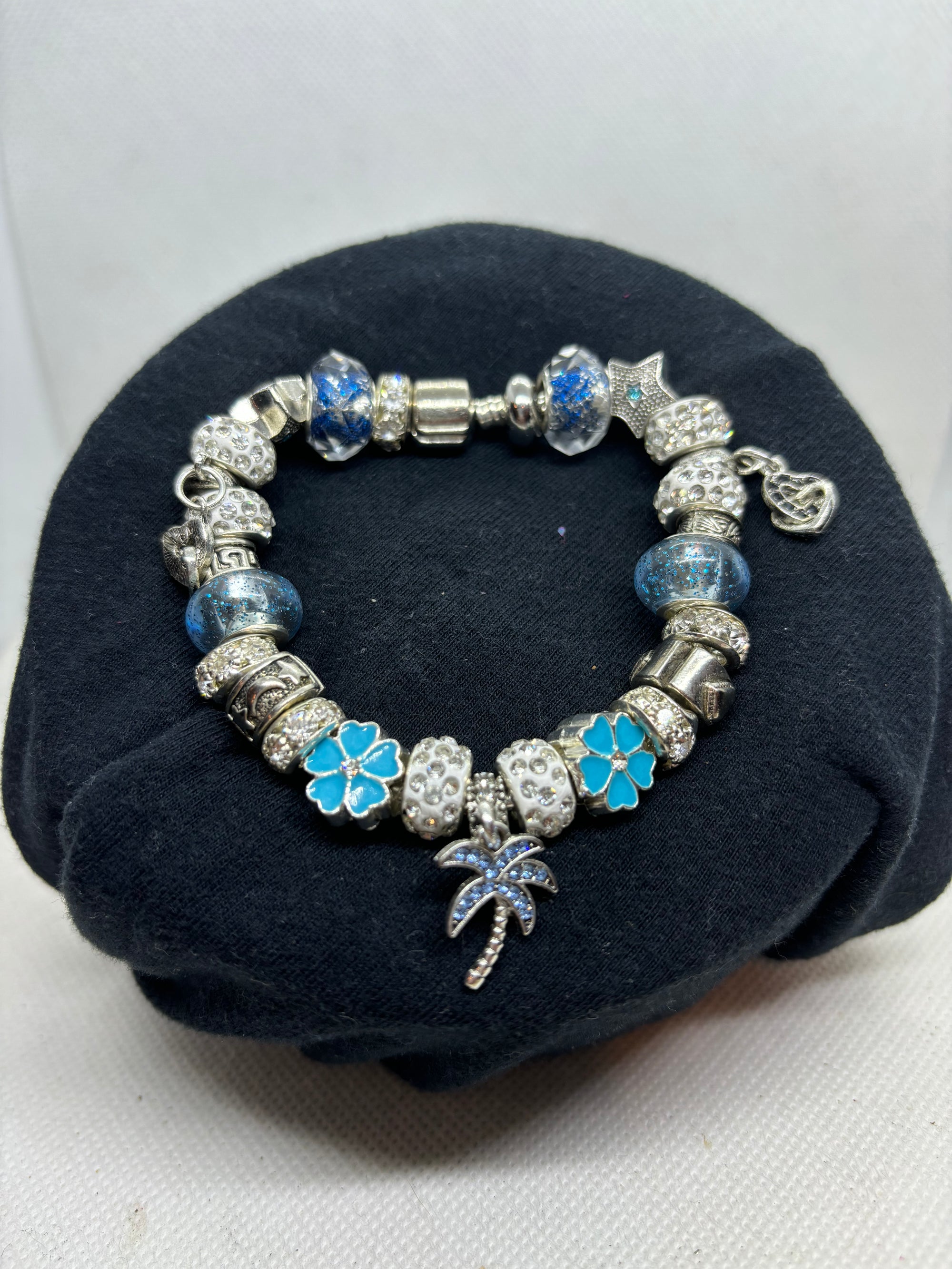 Palm Tree Charm Bracelet