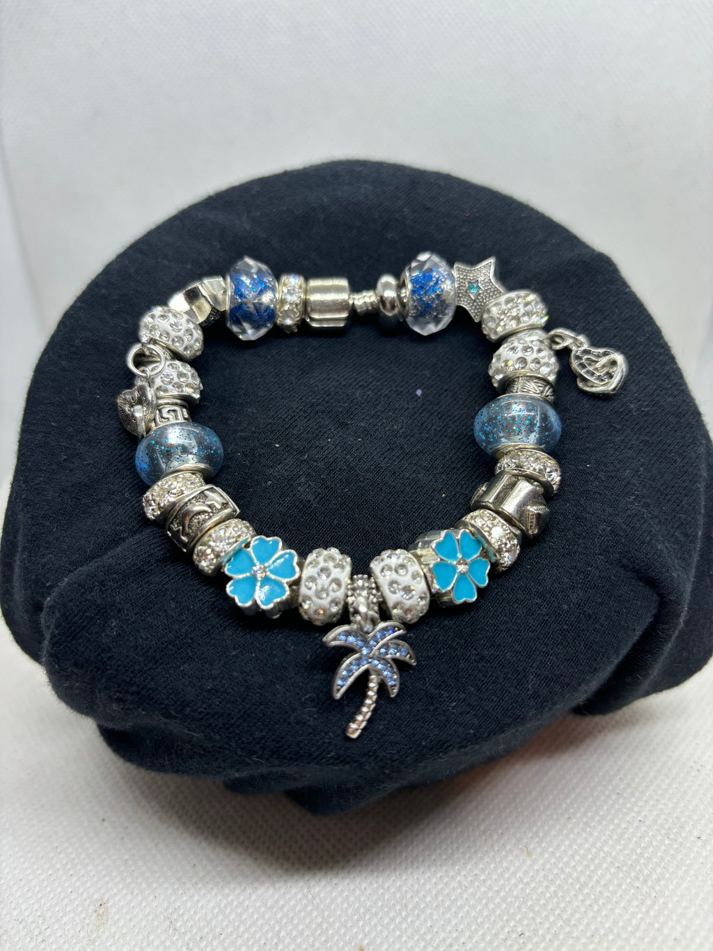 Palm Tree Charm Bracelet