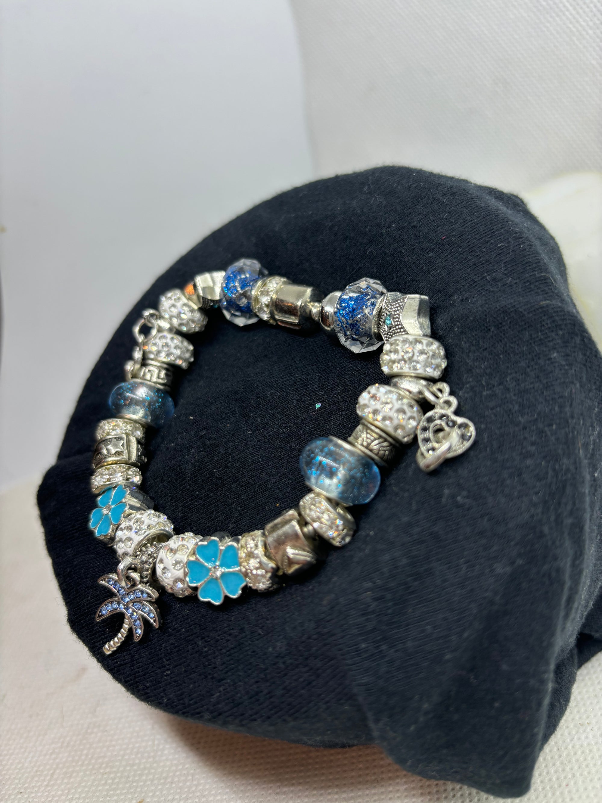 Palm Tree Charm Bracelet