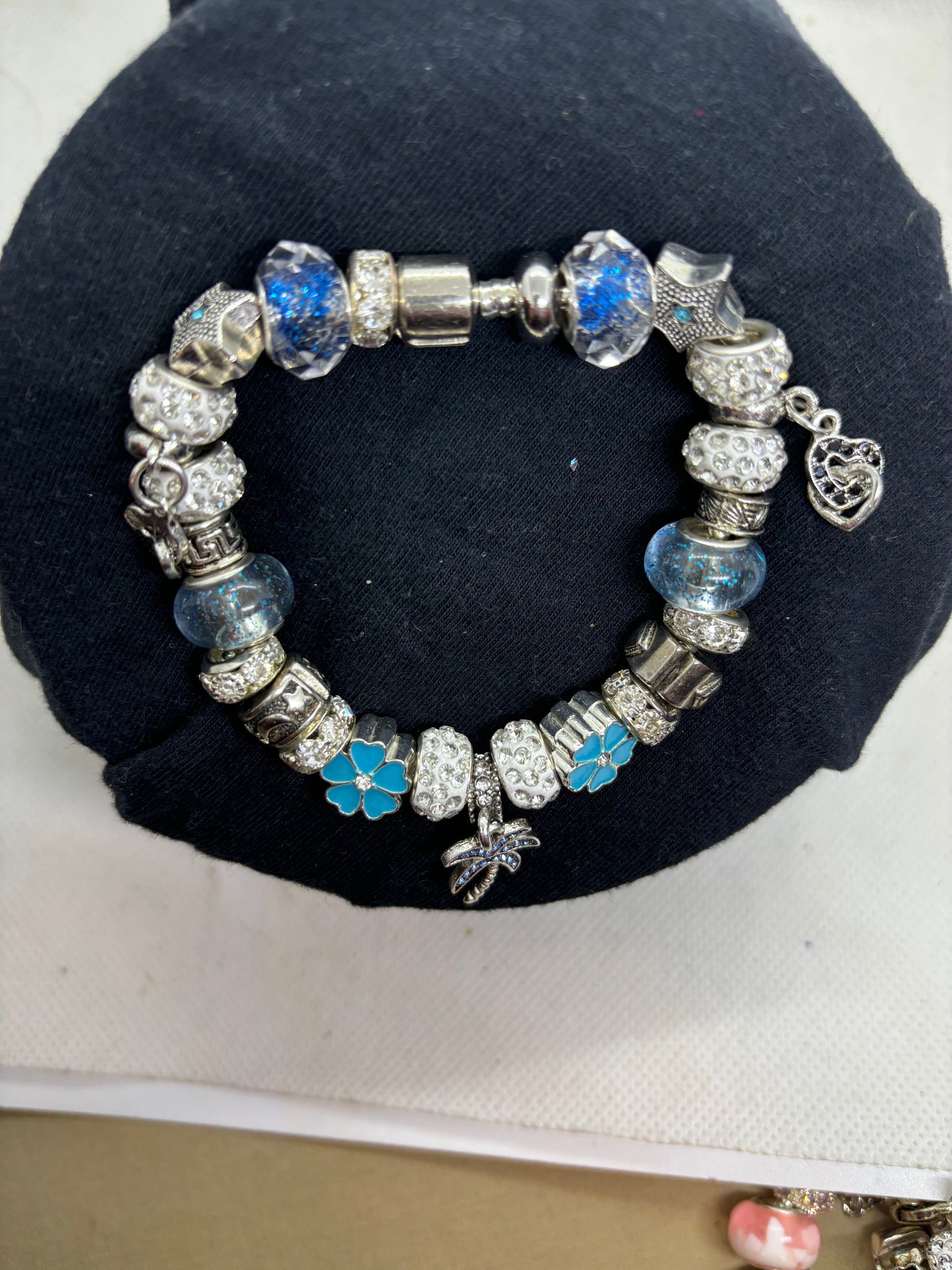 Palm Tree Charm Bracelet