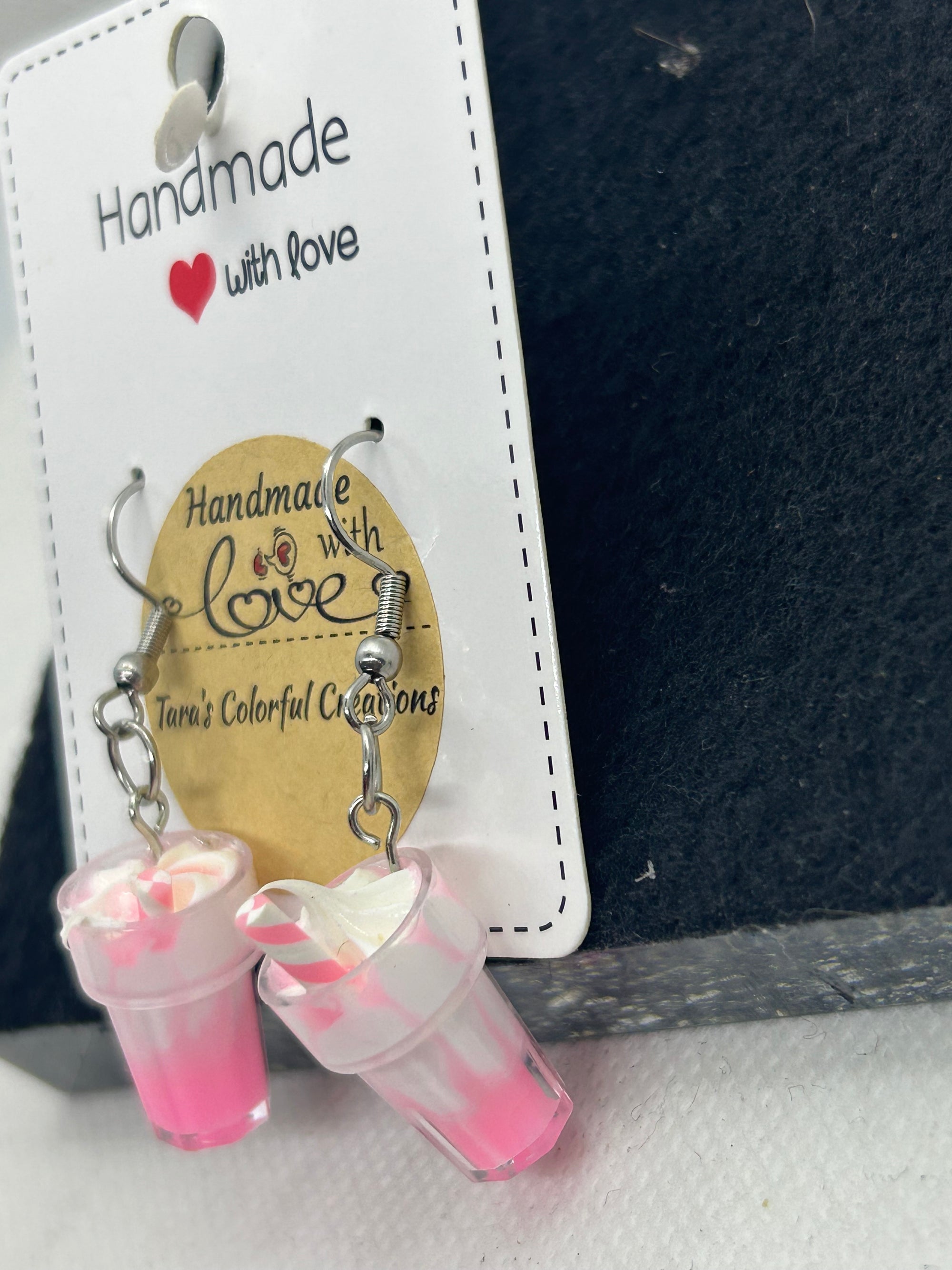 Pink Milkshake Earrings
