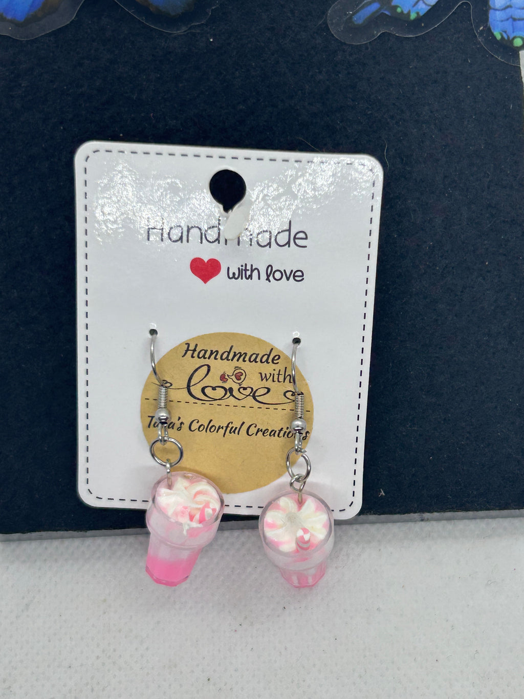 Pink Milkshake Earrings