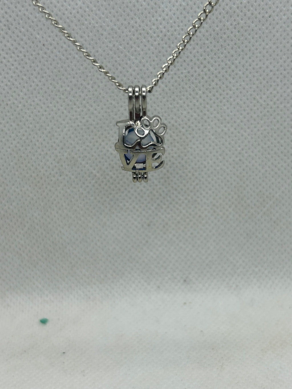 Love Paw Print Necklace