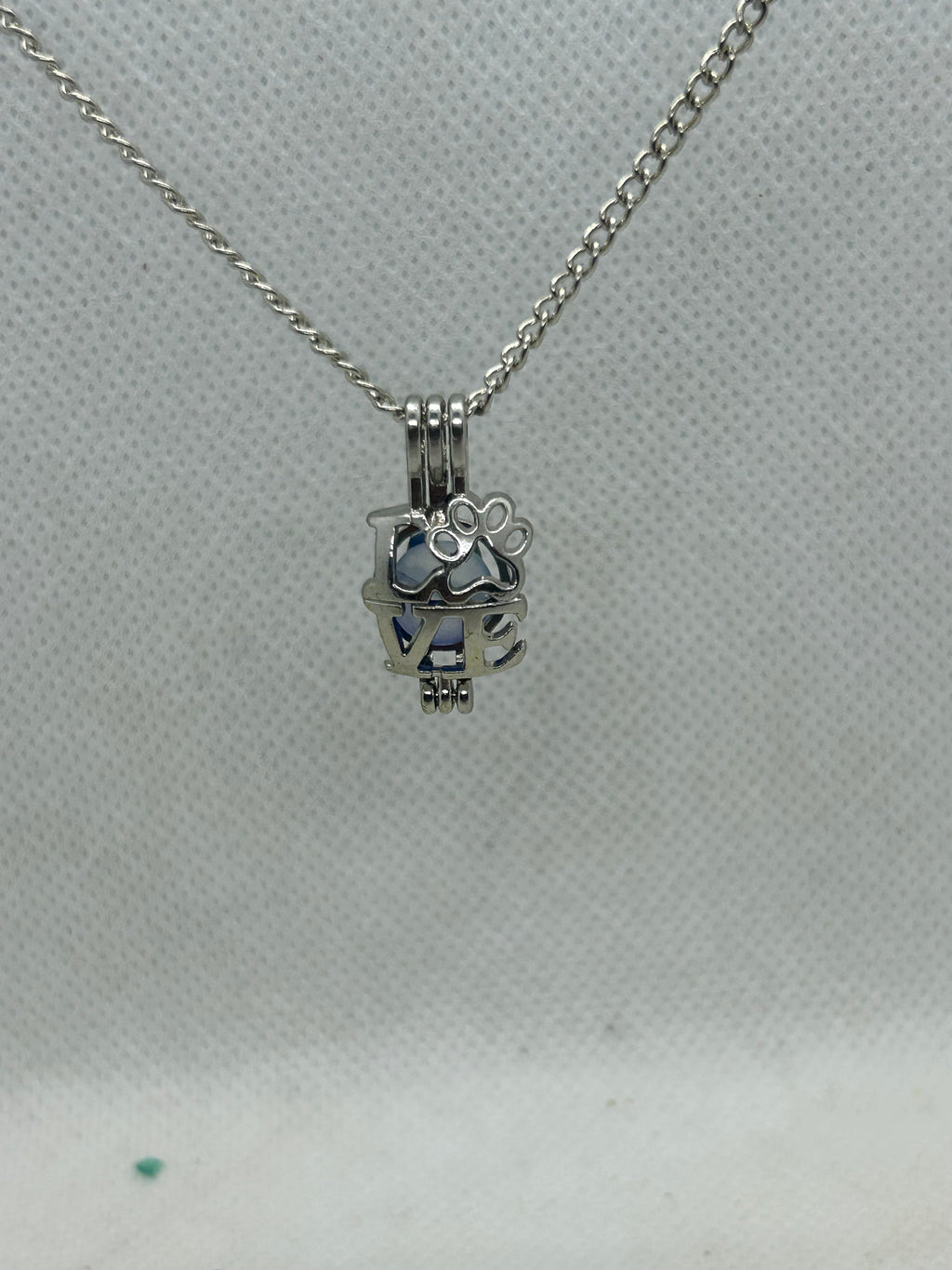 Love Paw Print Necklace