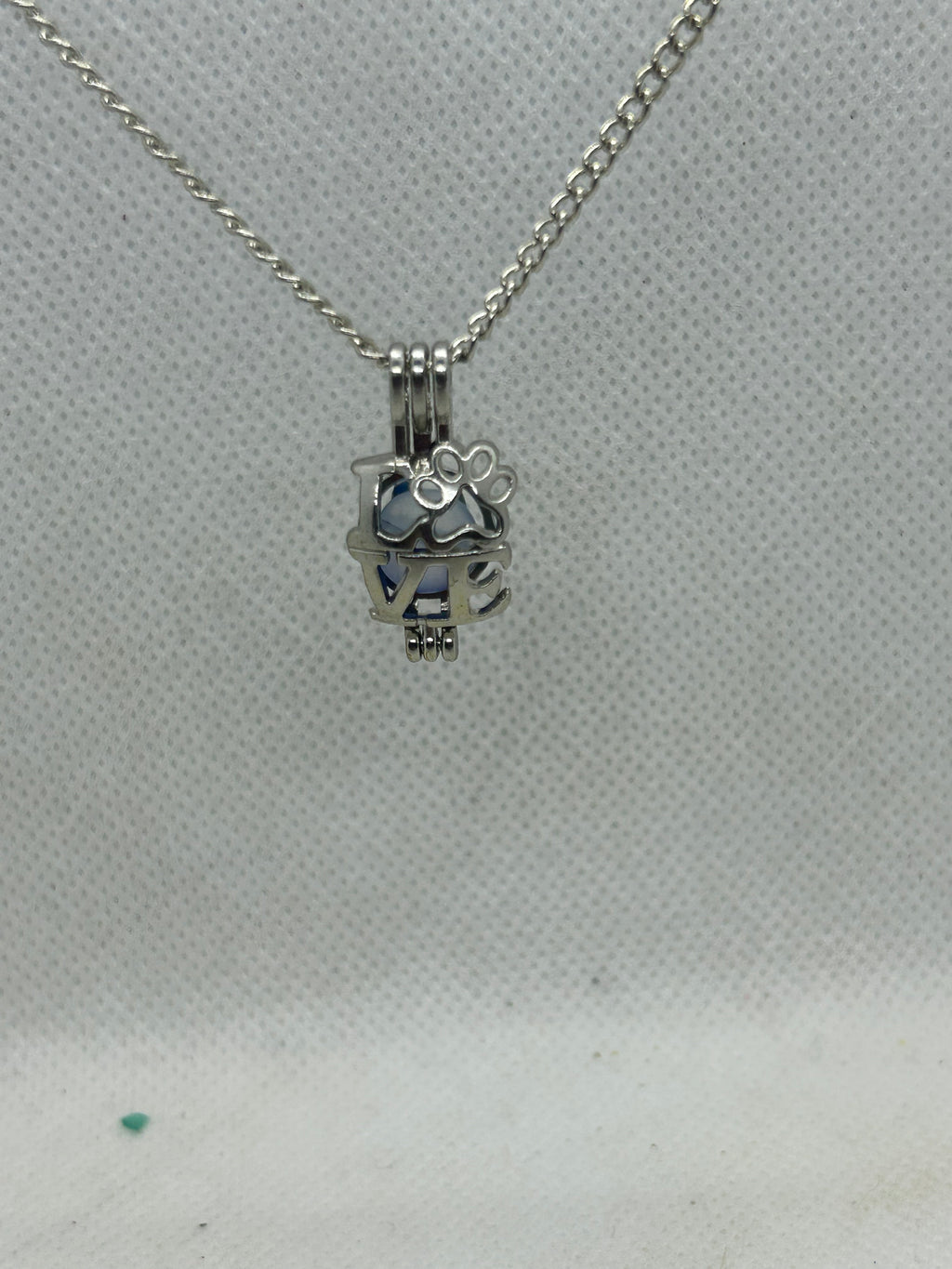 Love Paw Print Necklace