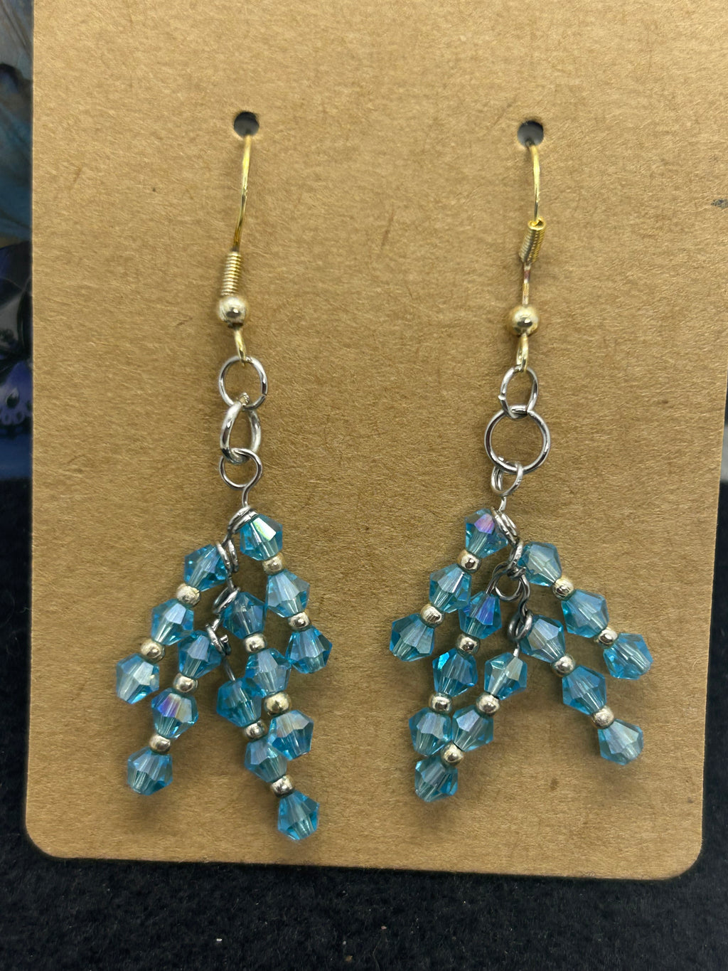 Staggard Blue Earrings