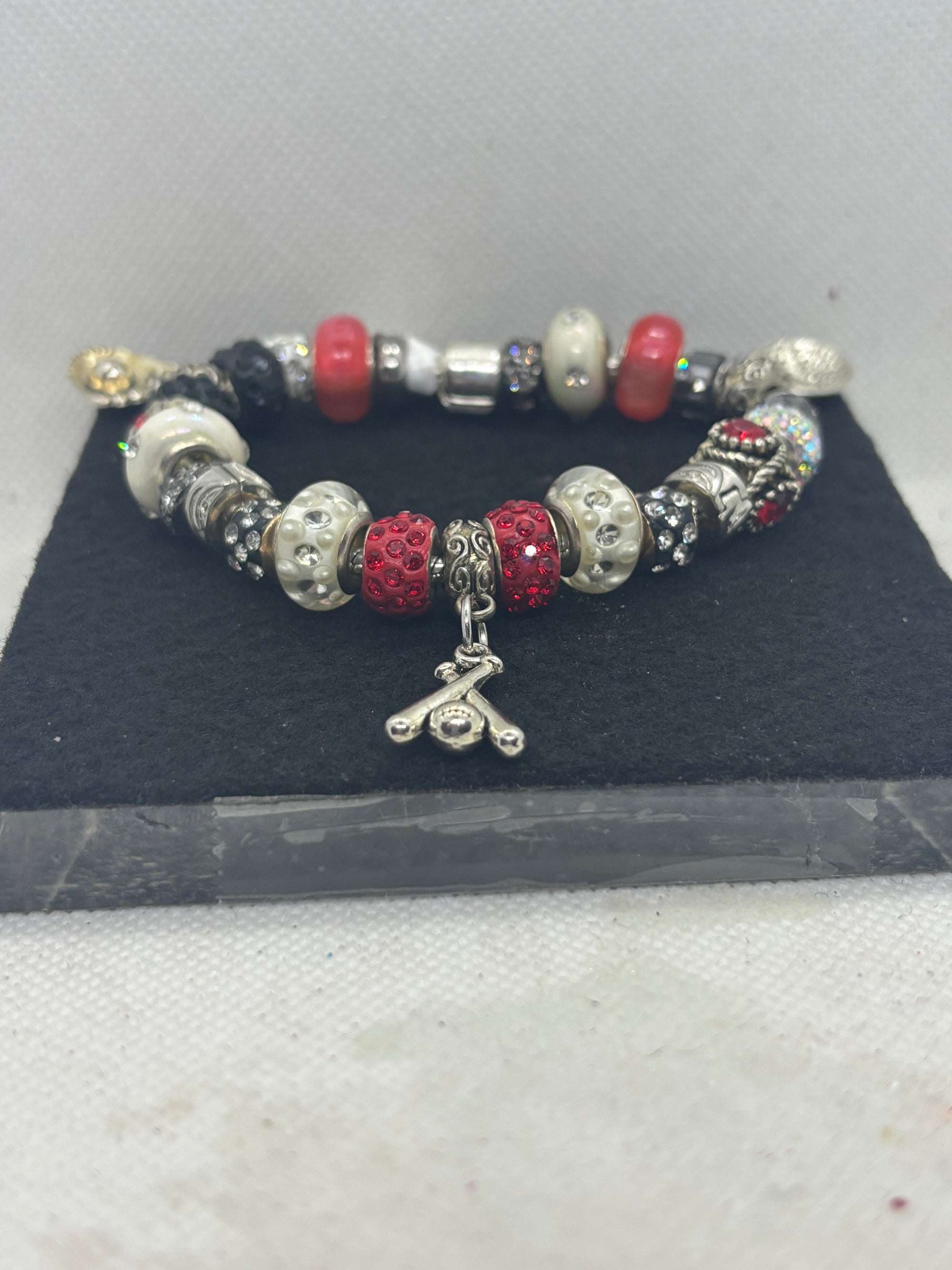 Baseball Charm Bracelet