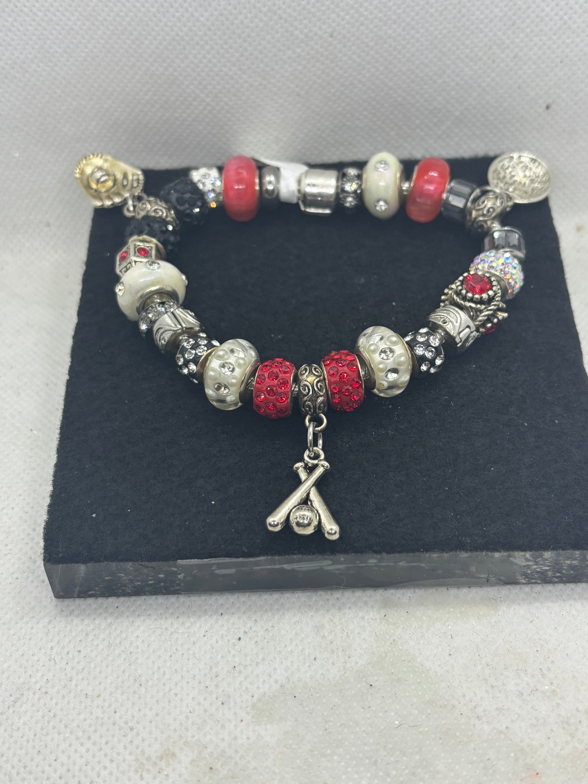 Baseball Charm Bracelet