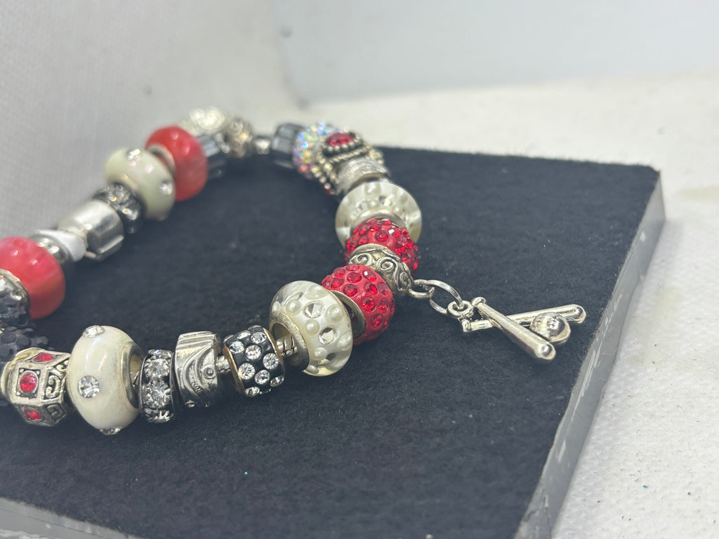Baseball Charm Bracelet