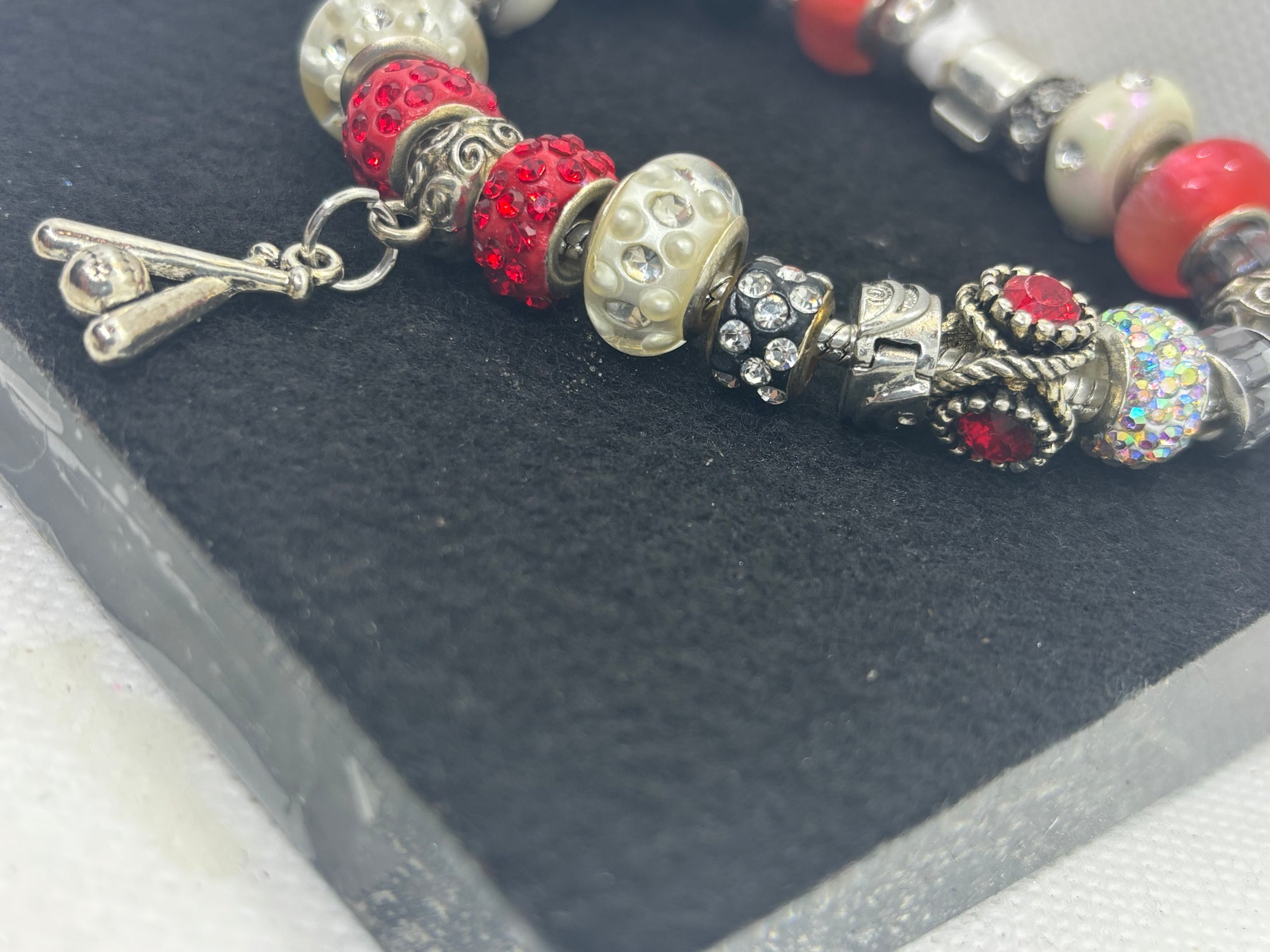 Baseball Charm Bracelet