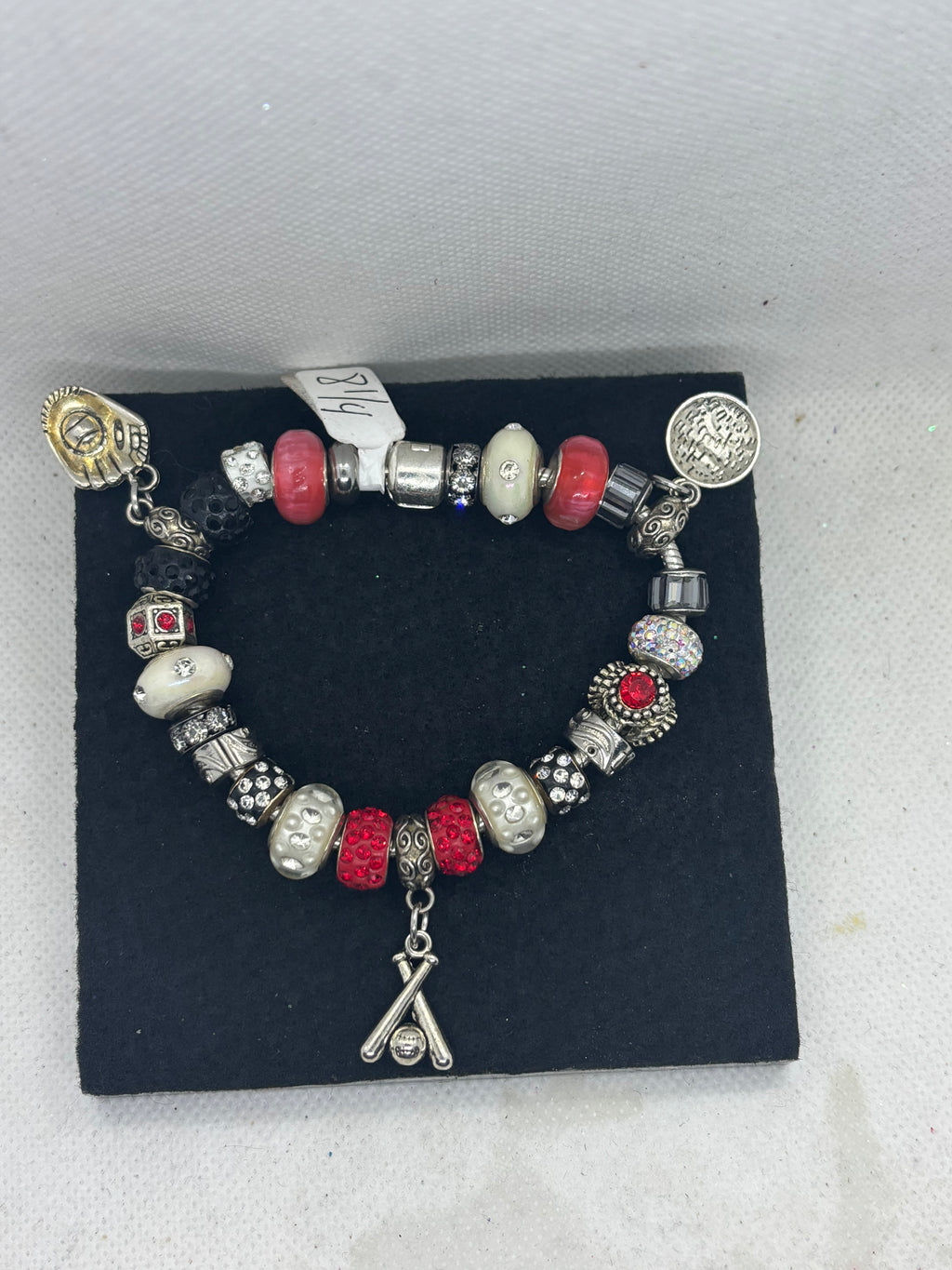 Baseball Charm Bracelet