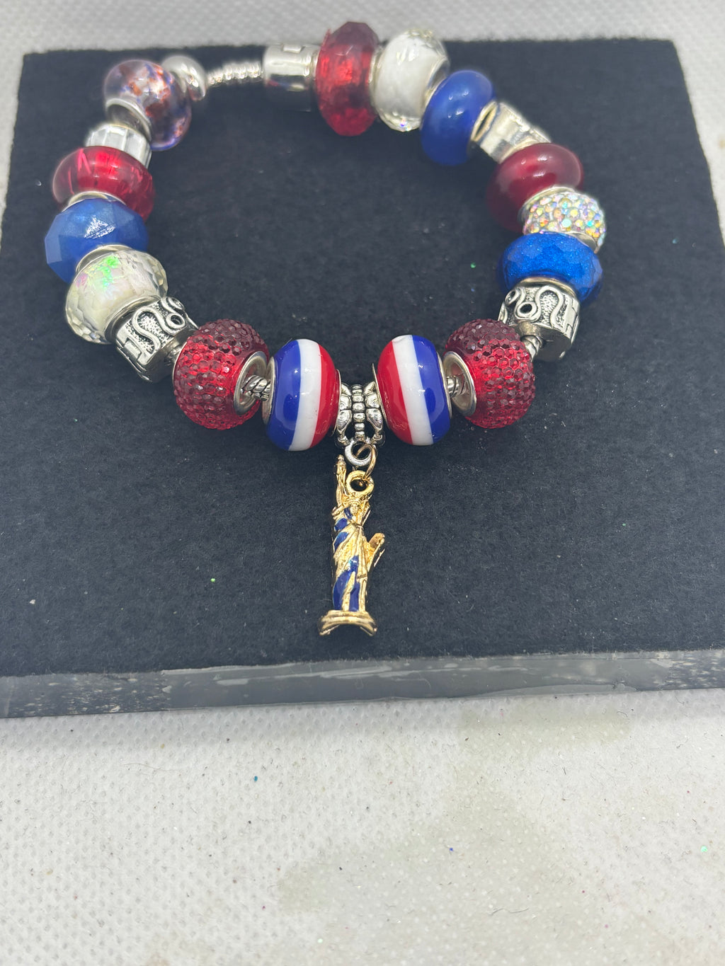 Statue Of Liberty Charm Bracelet