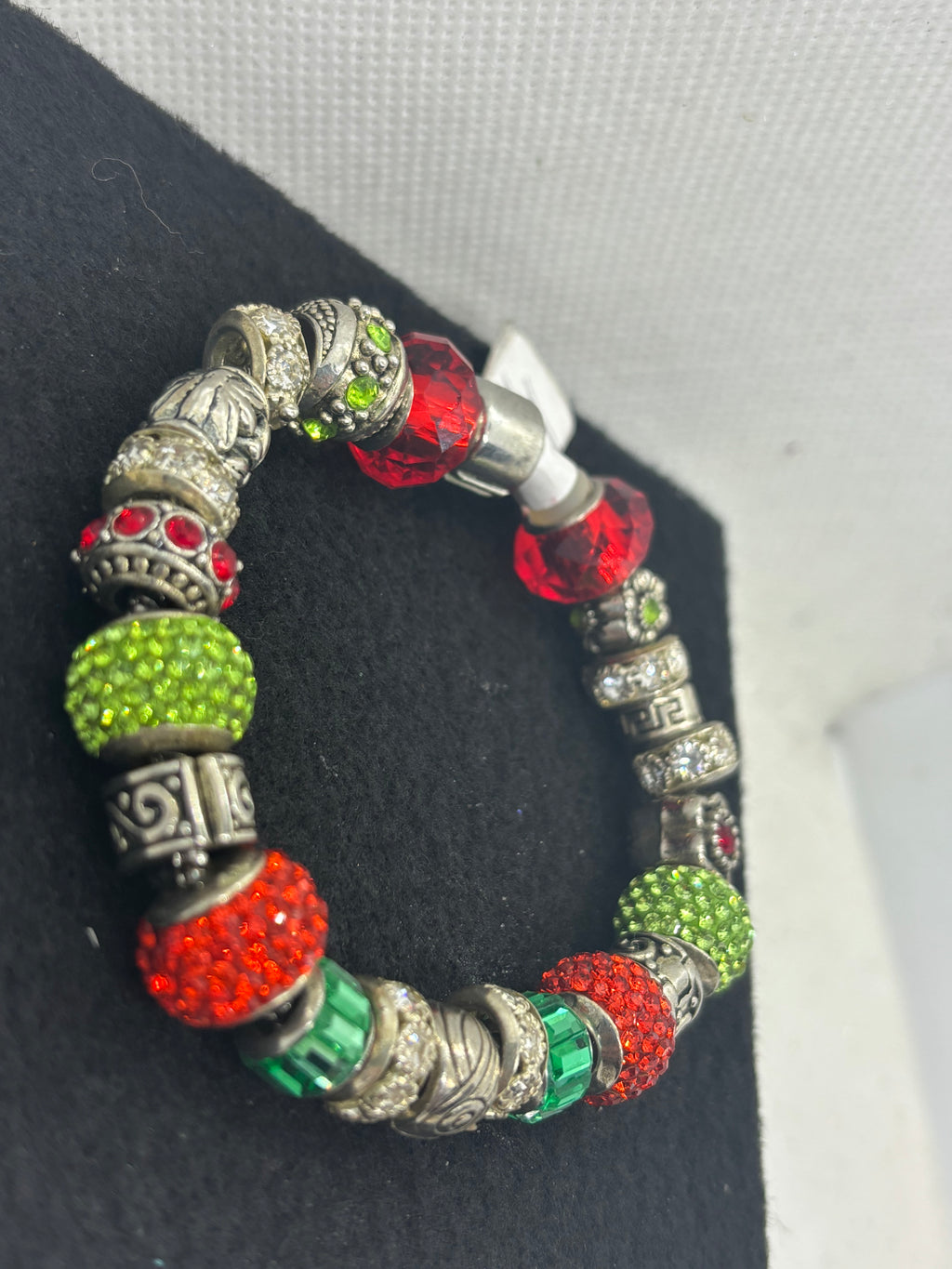 Red and Green Charm Bracelet