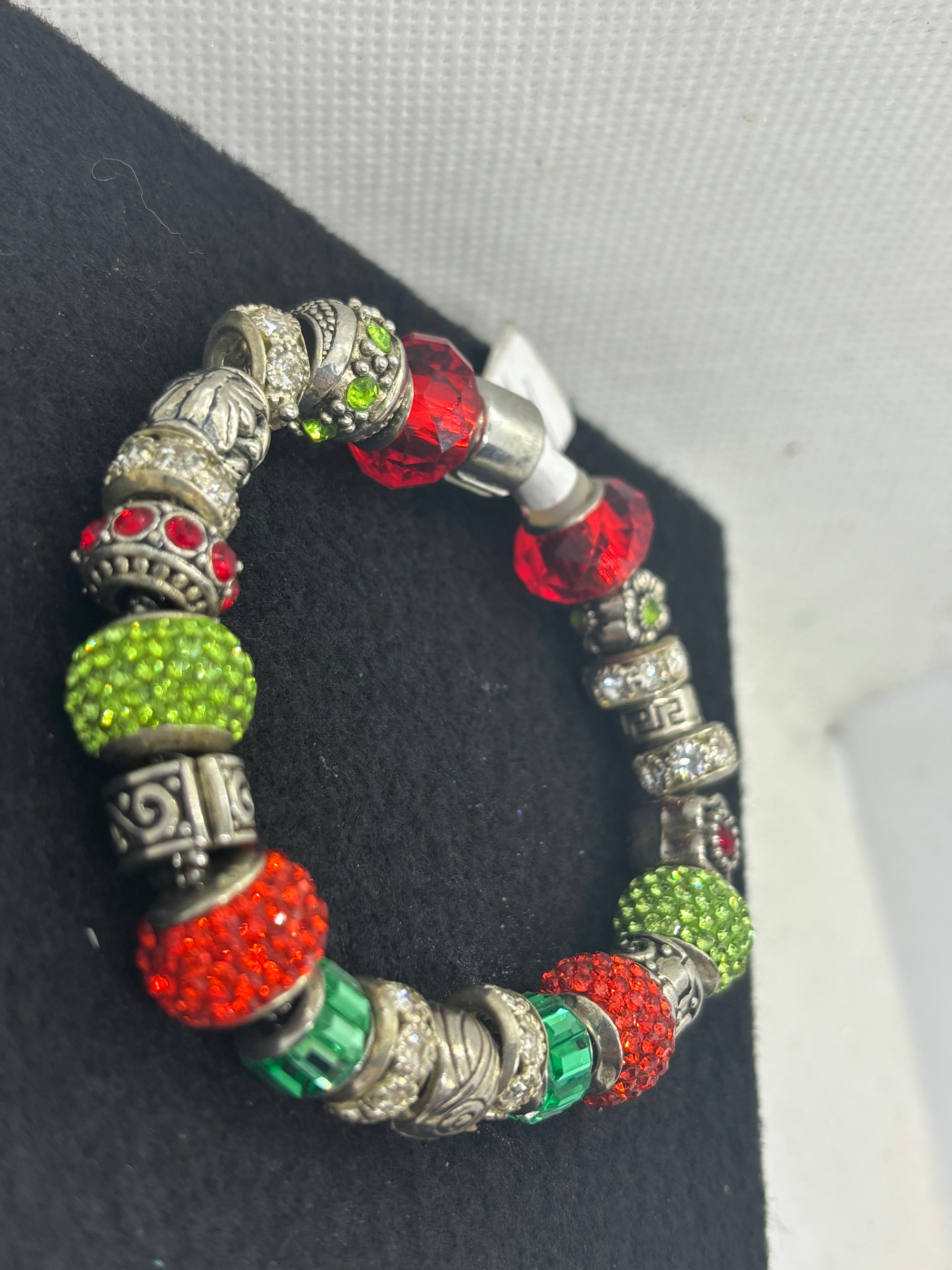 Red and Green Charm Bracelet