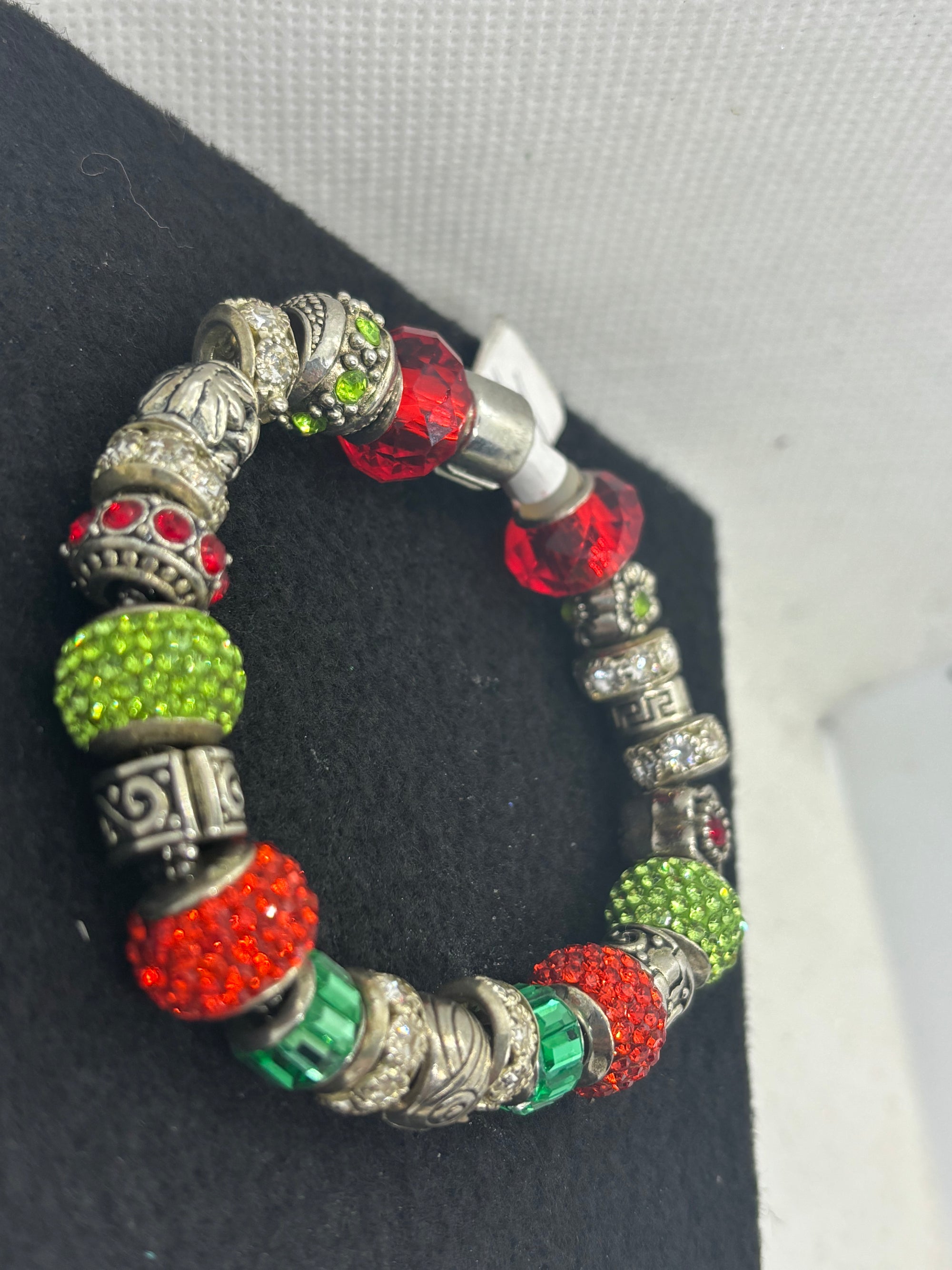 Red and Green Charm Bracelet