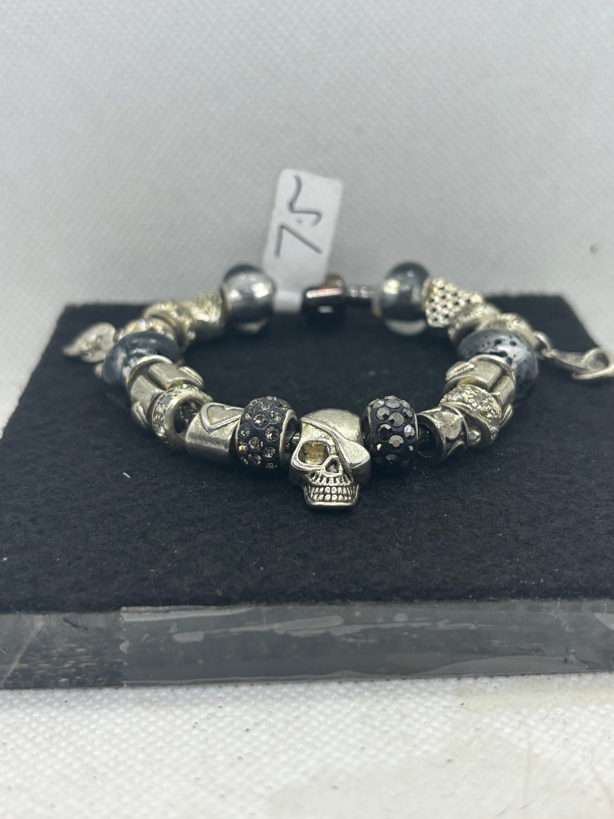 Skull Charm Bracelet