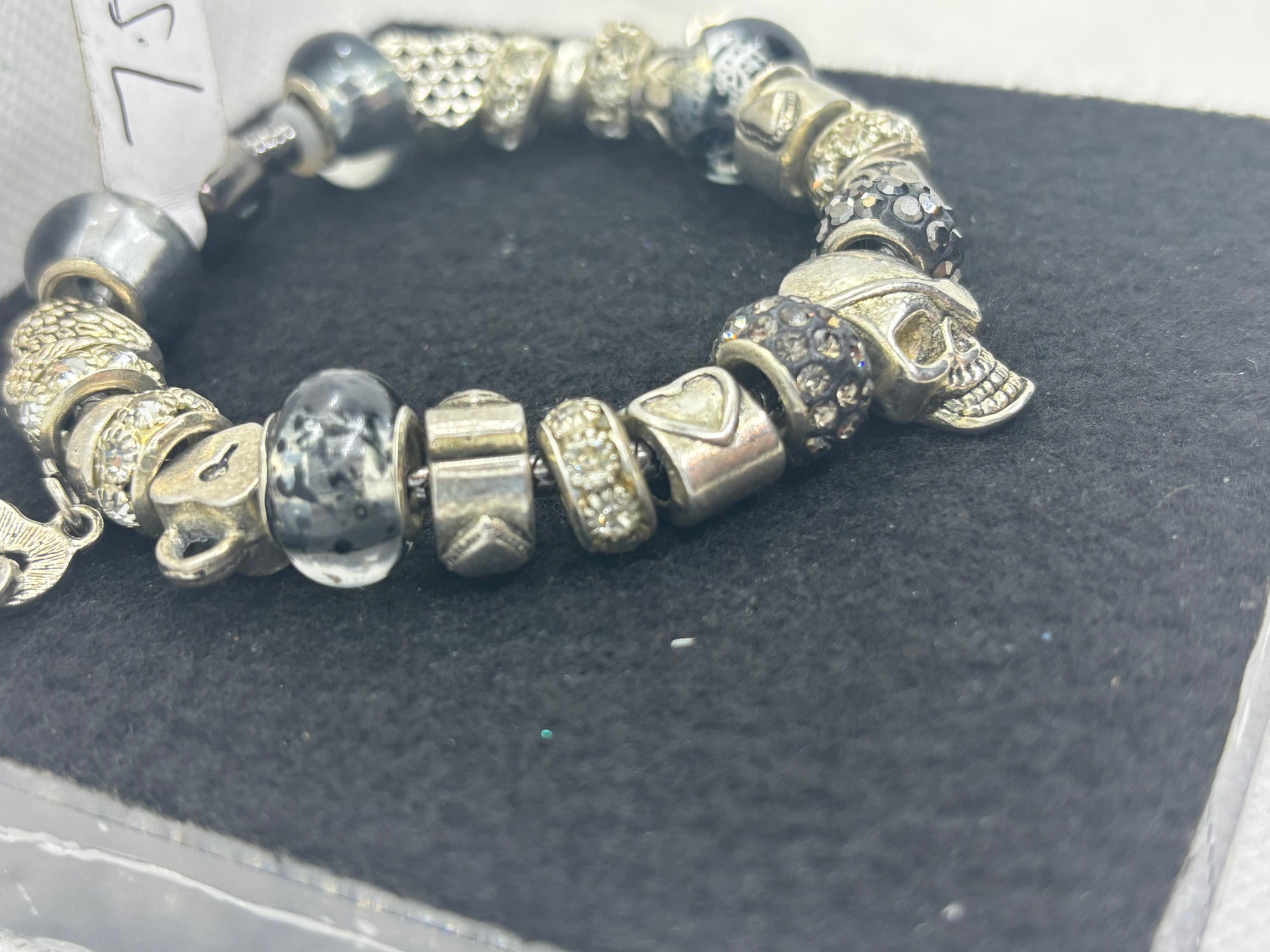 Skull Charm Bracelet
