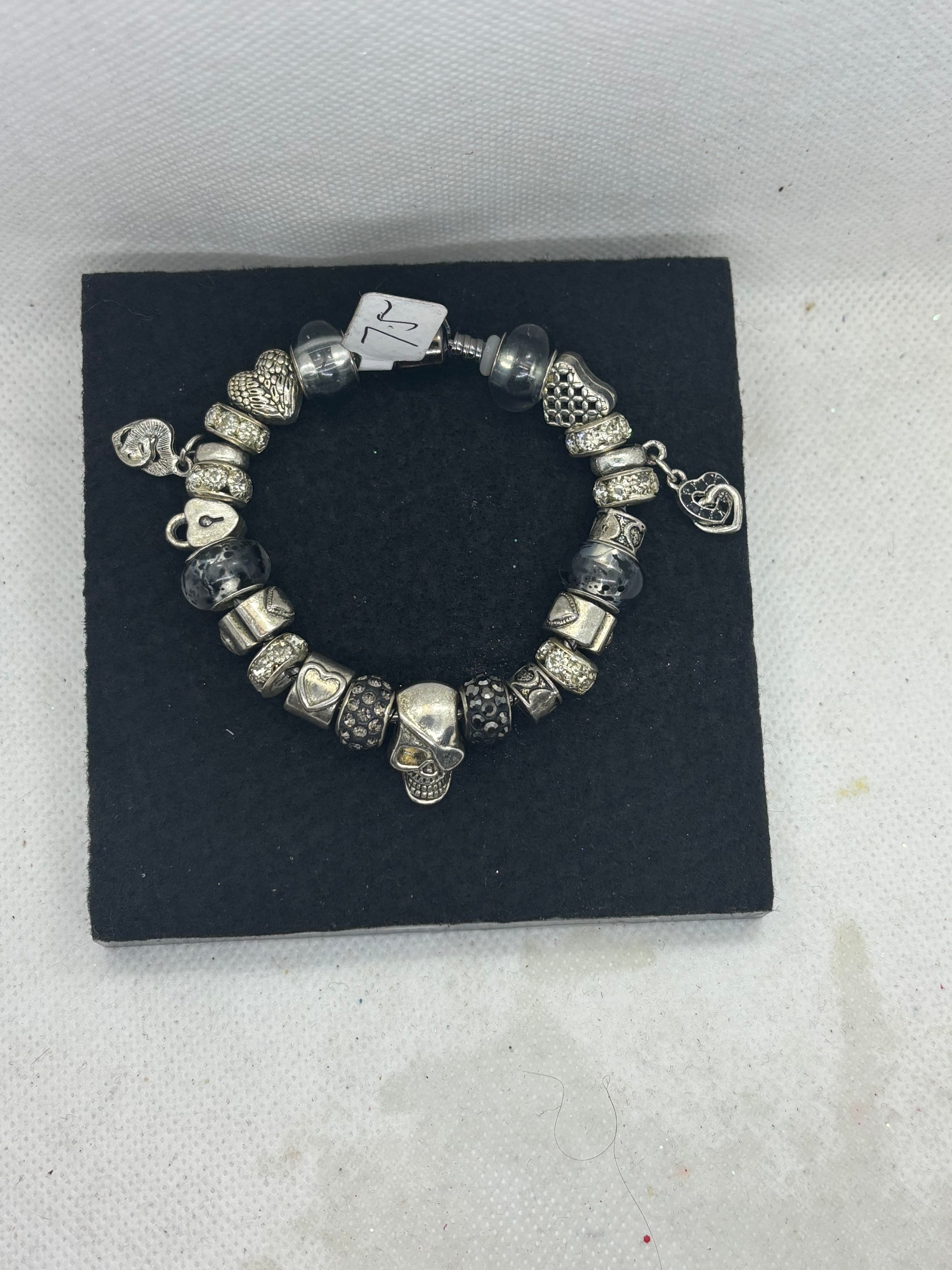 Skull Charm Bracelet