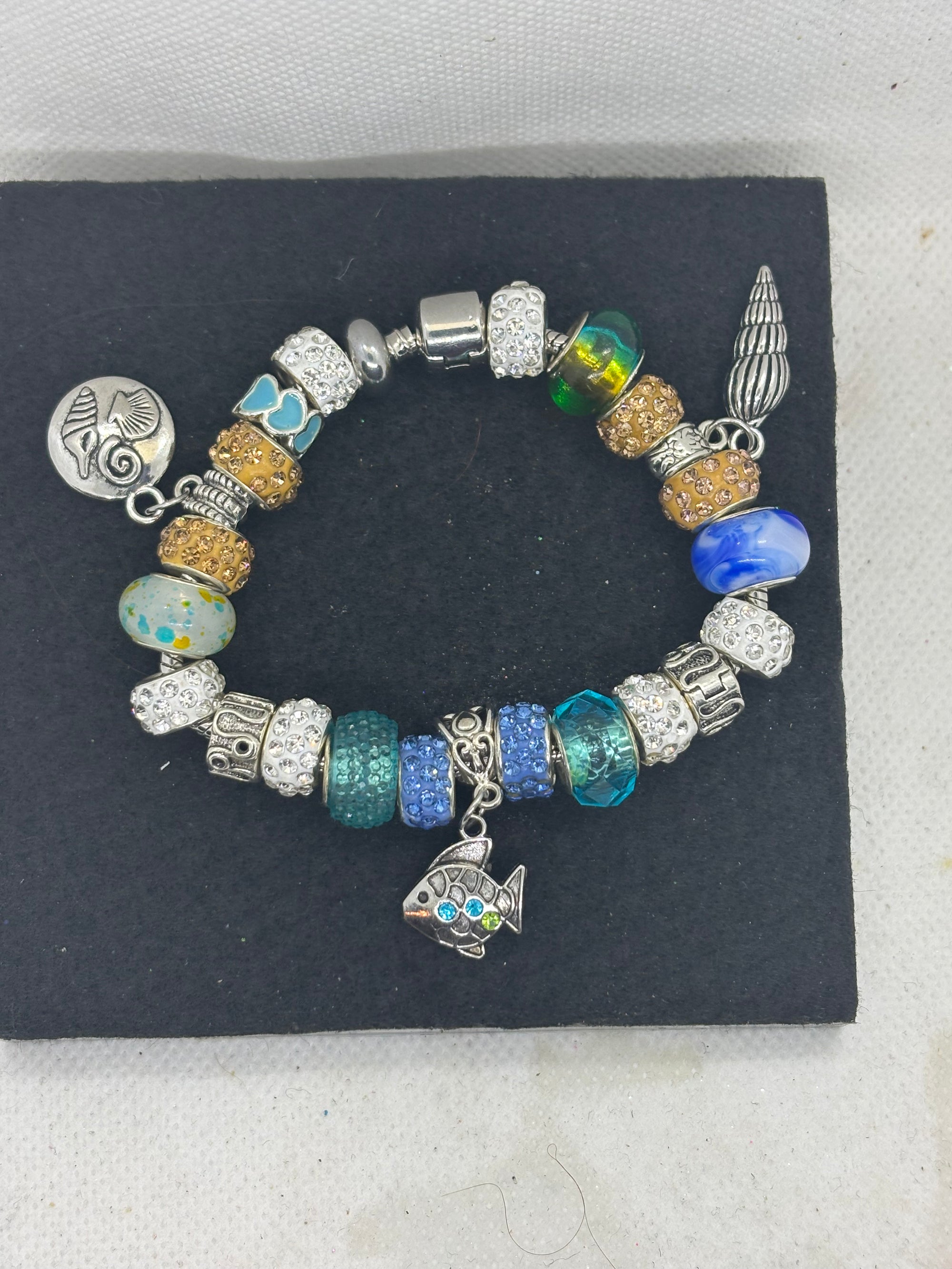 Beach Themed Charm Bracelet
