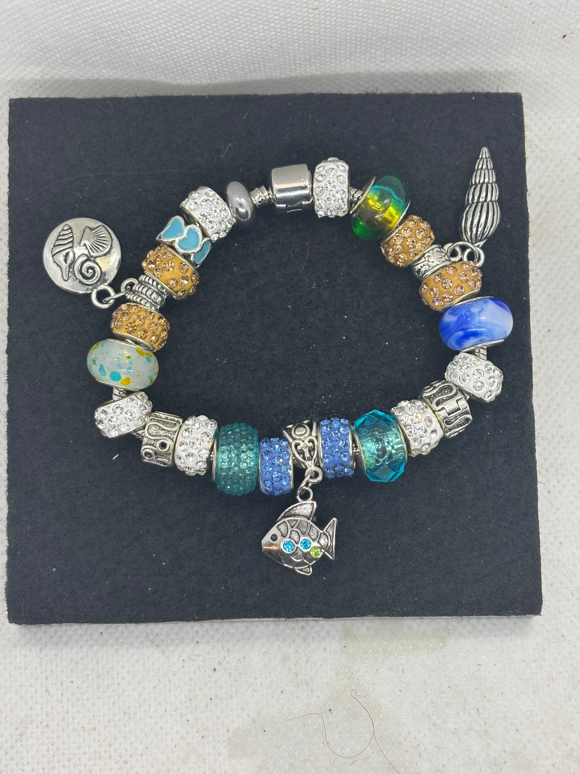 Beach Themed Charm Bracelet