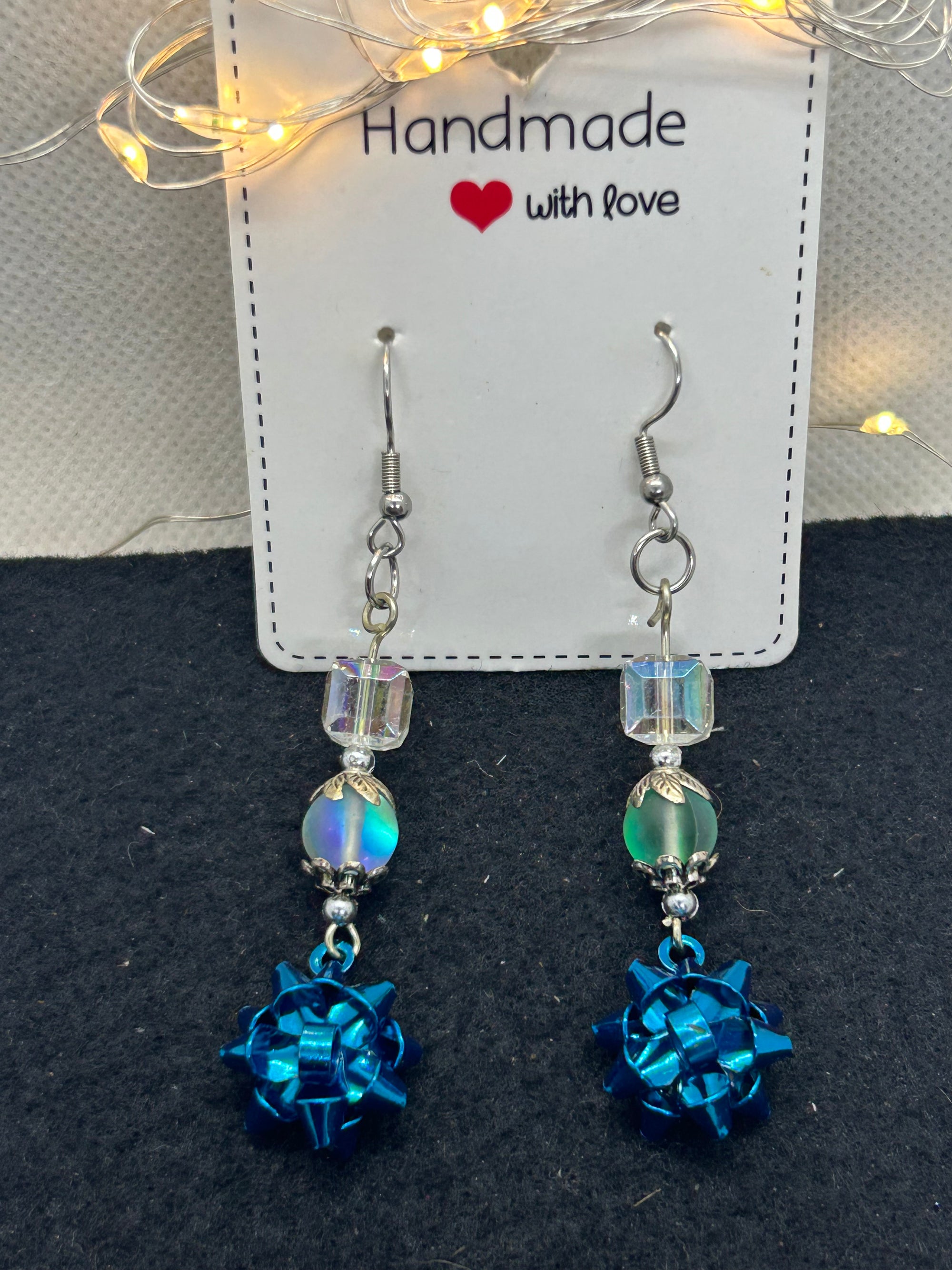 Bue Bow Earrings