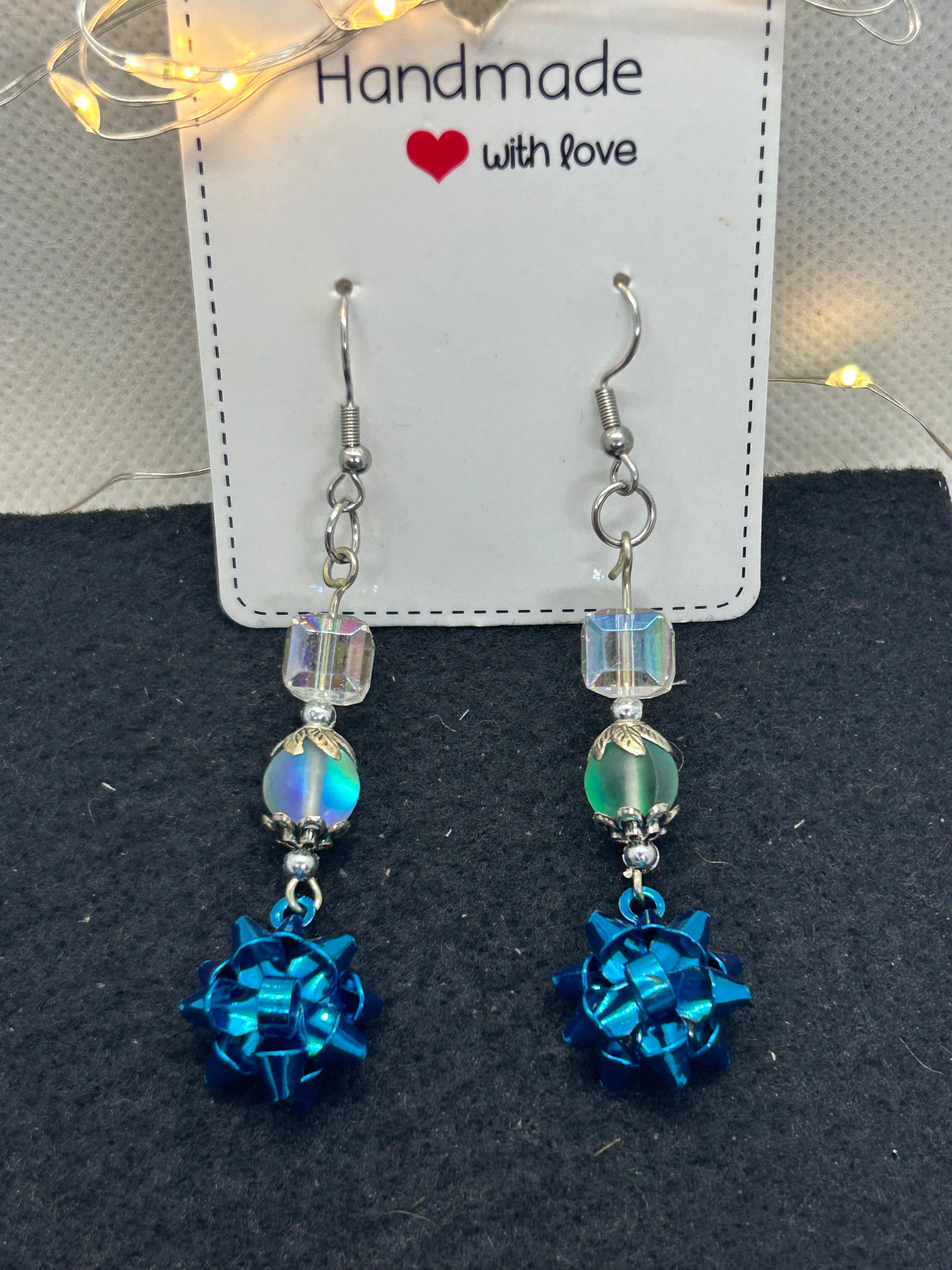 Bue Bow Earrings