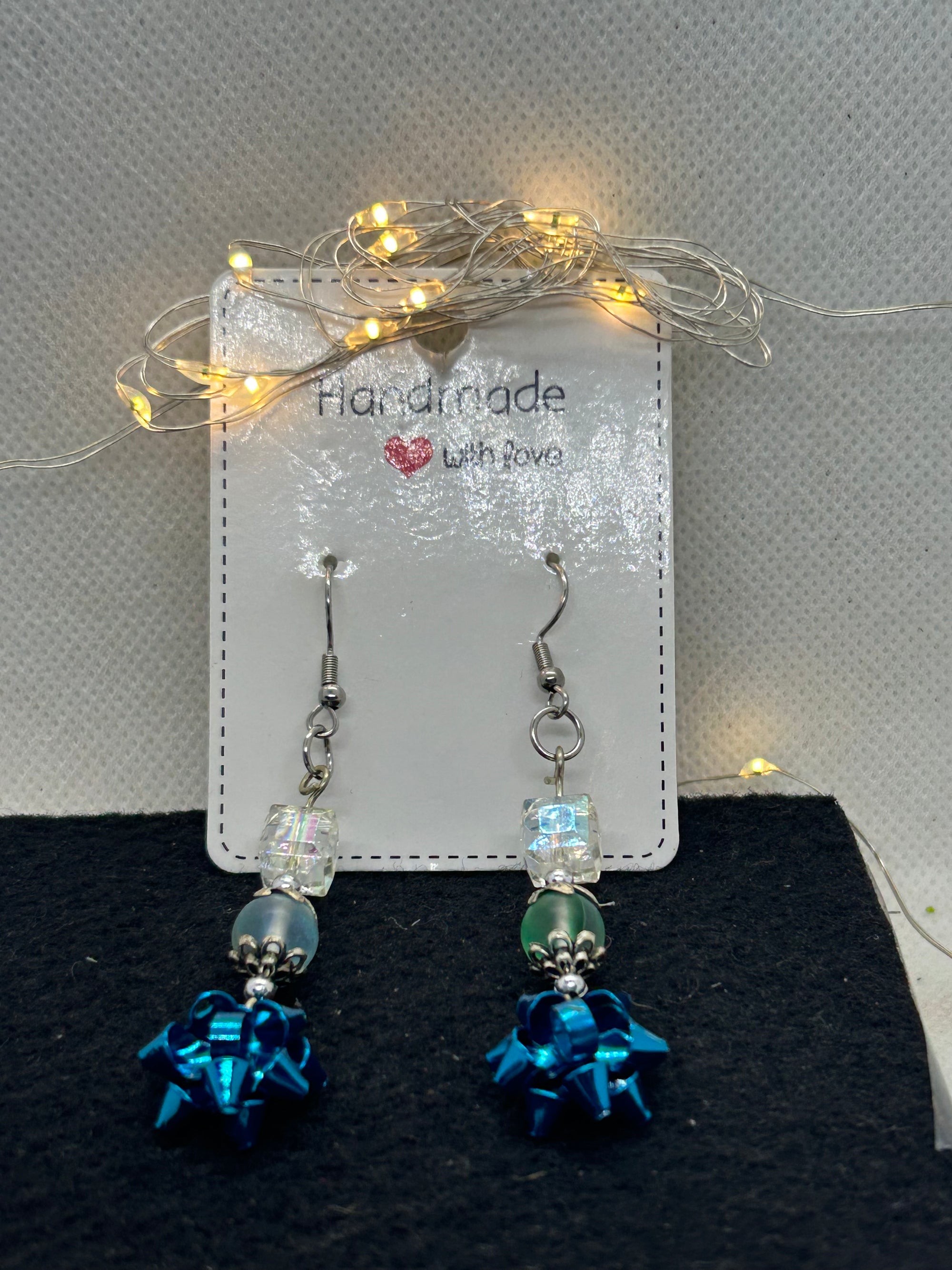 Bue Bow Earrings