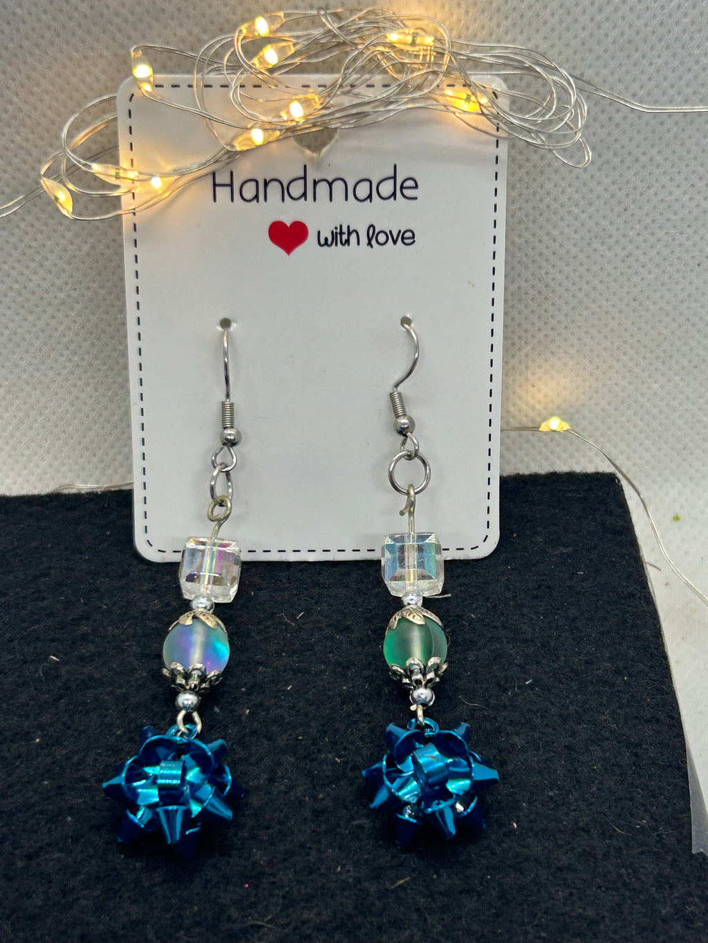 Bue Bow Earrings