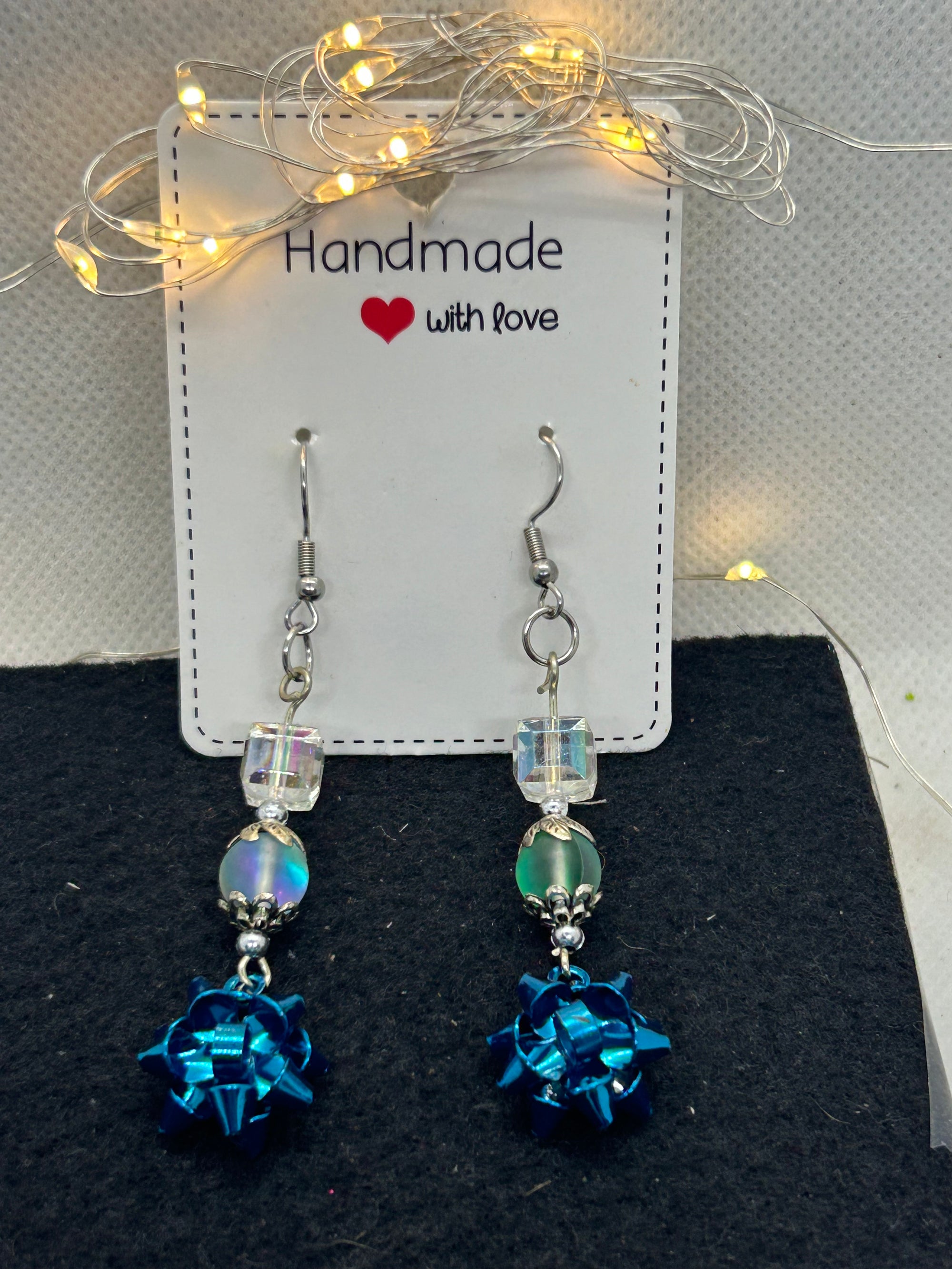 Bue Bow Earrings