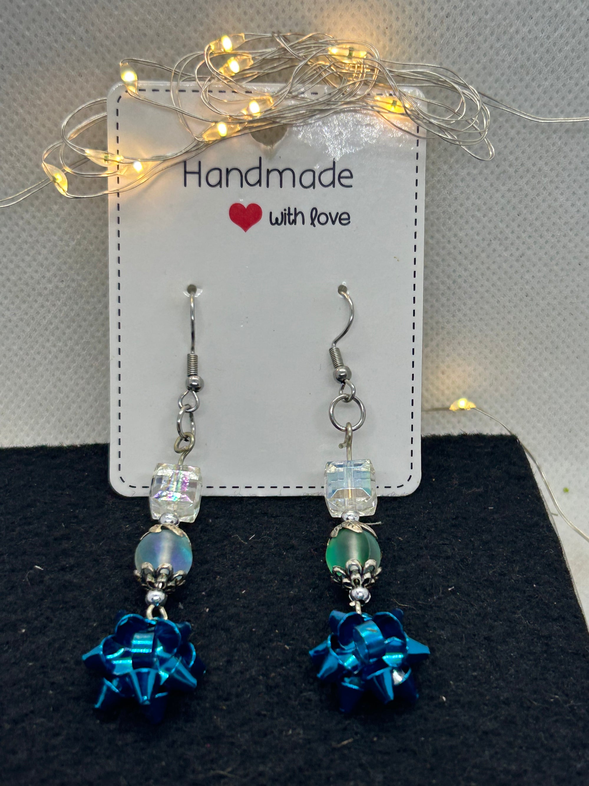 Bue Bow Earrings