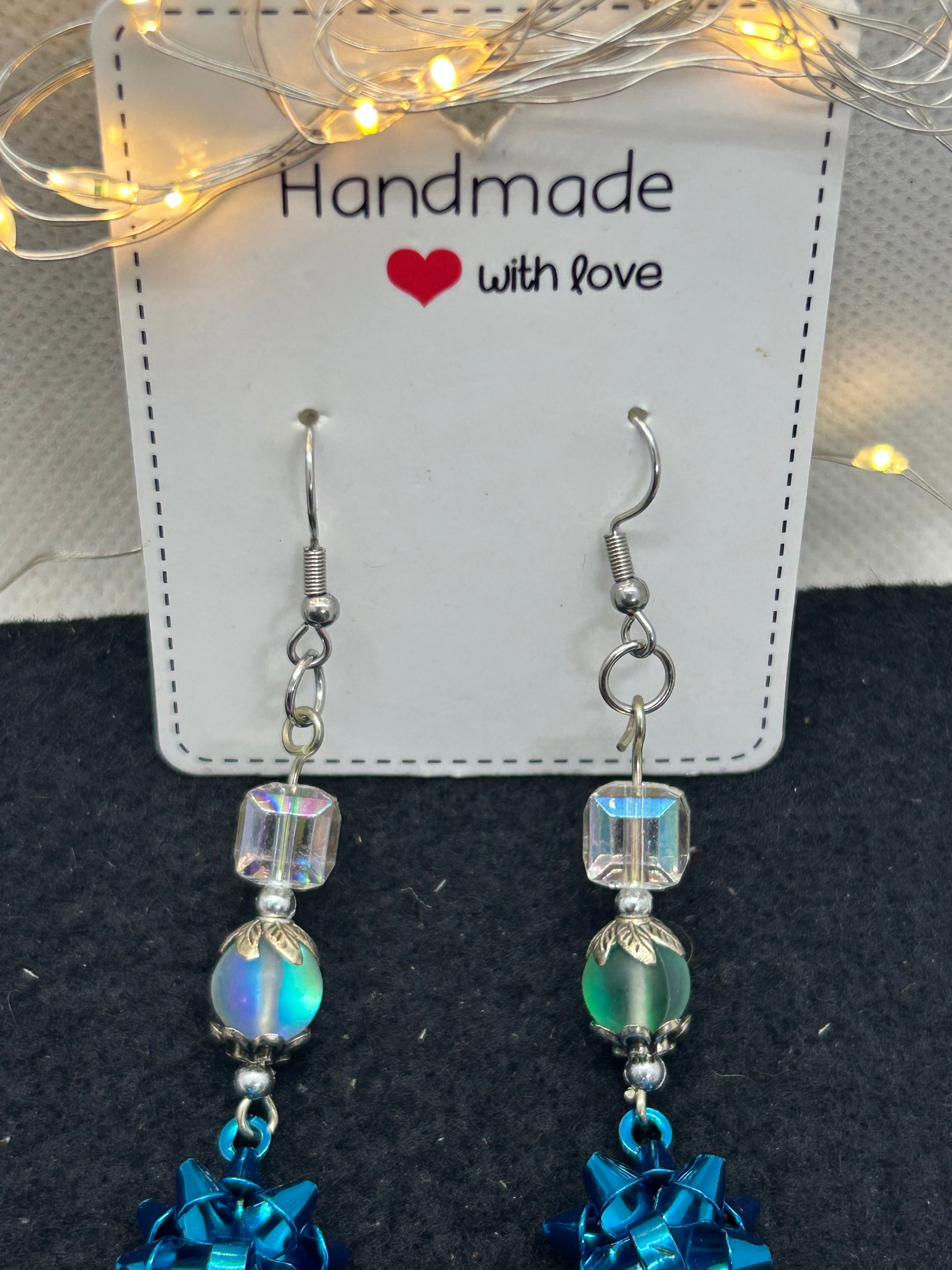 Bue Bow Earrings
