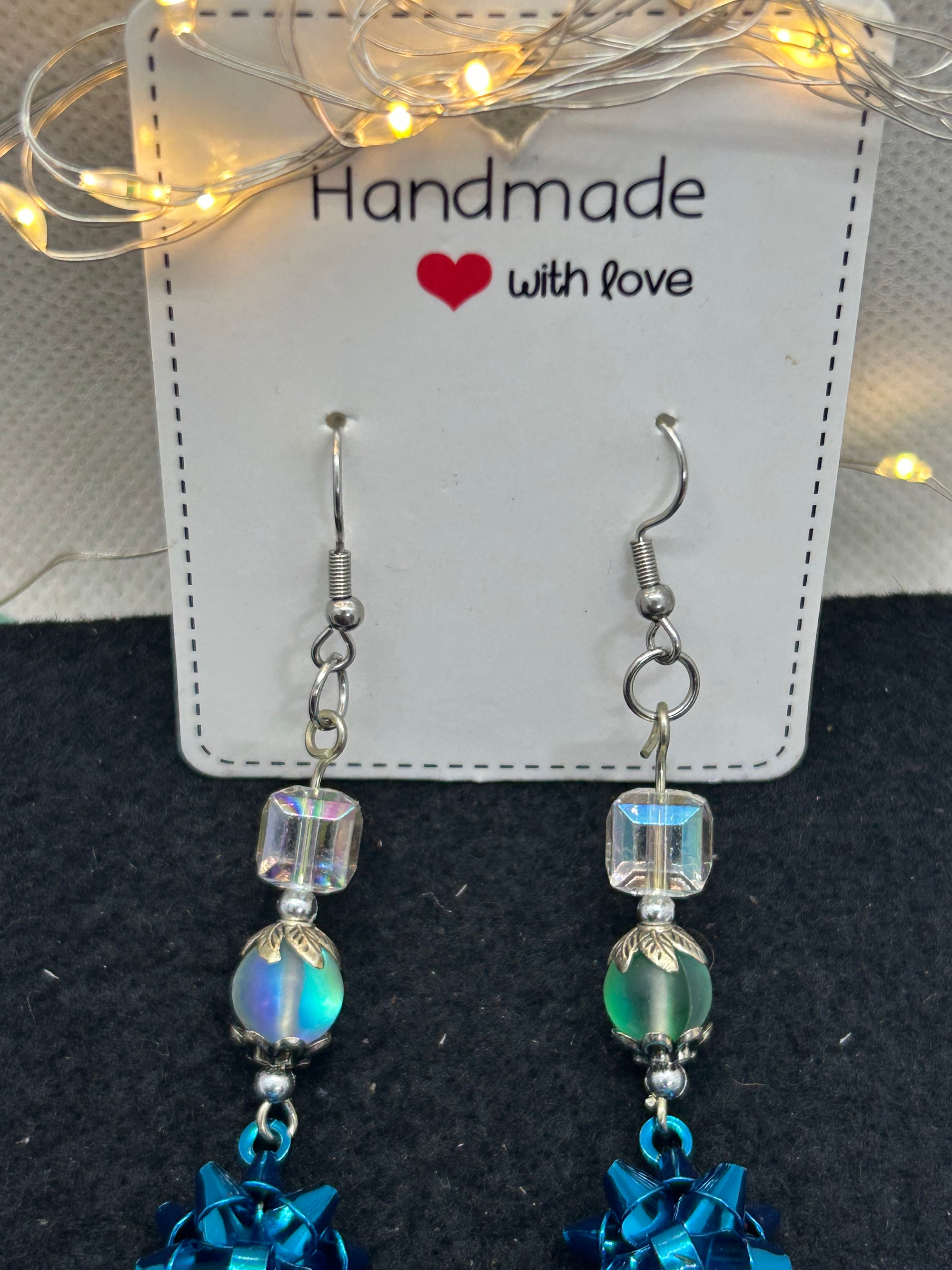 Bue Bow Earrings