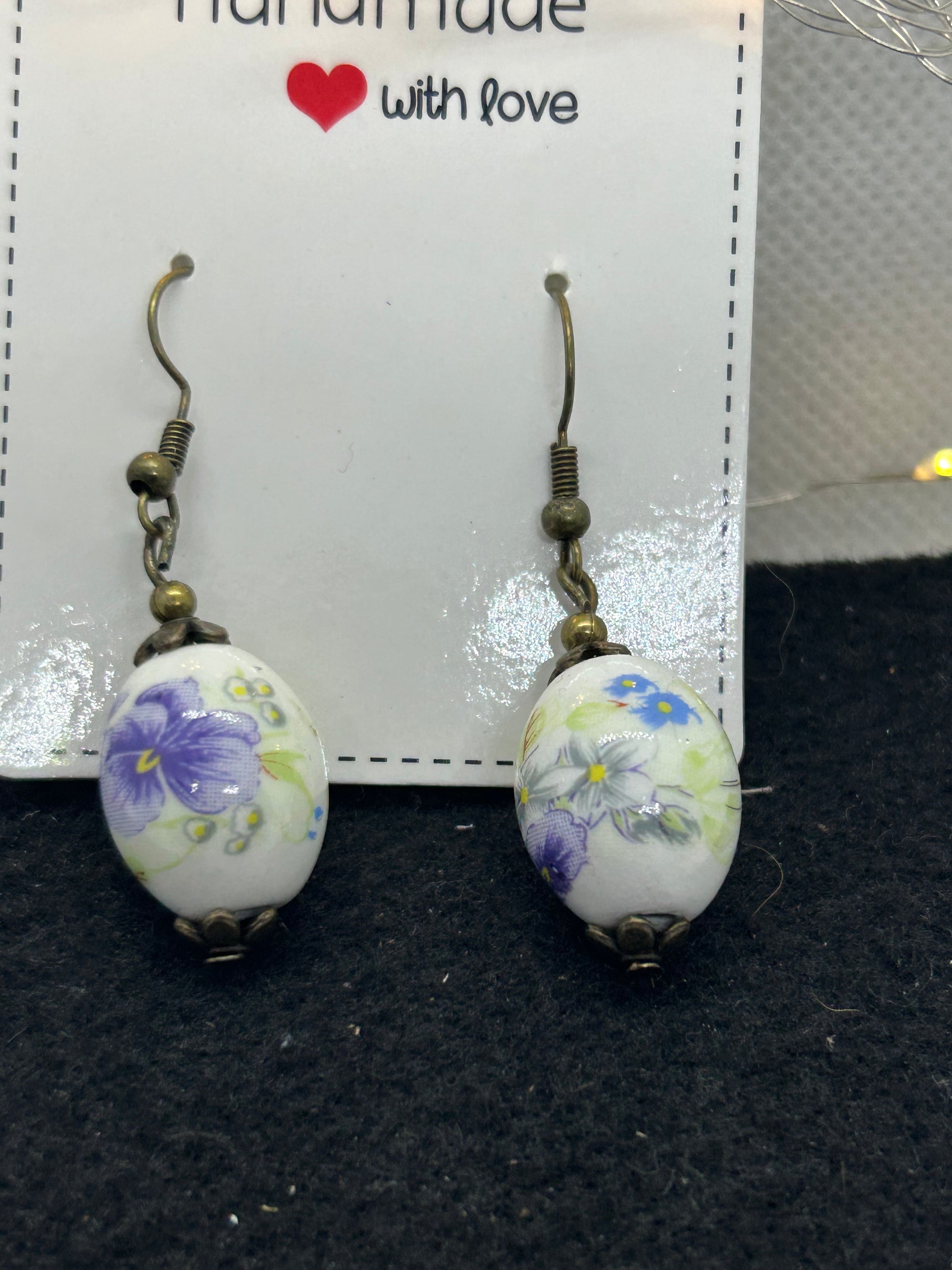 Antique Flower Earrings