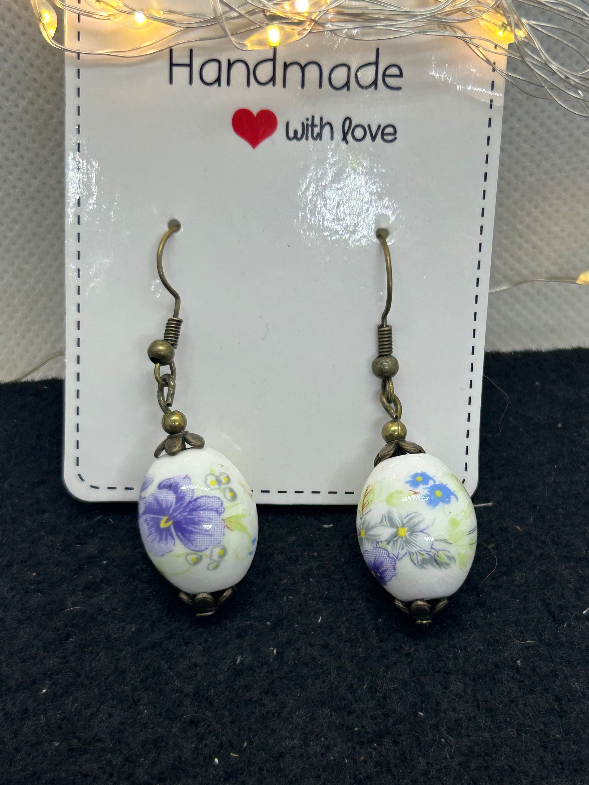 Antique Flower Earrings