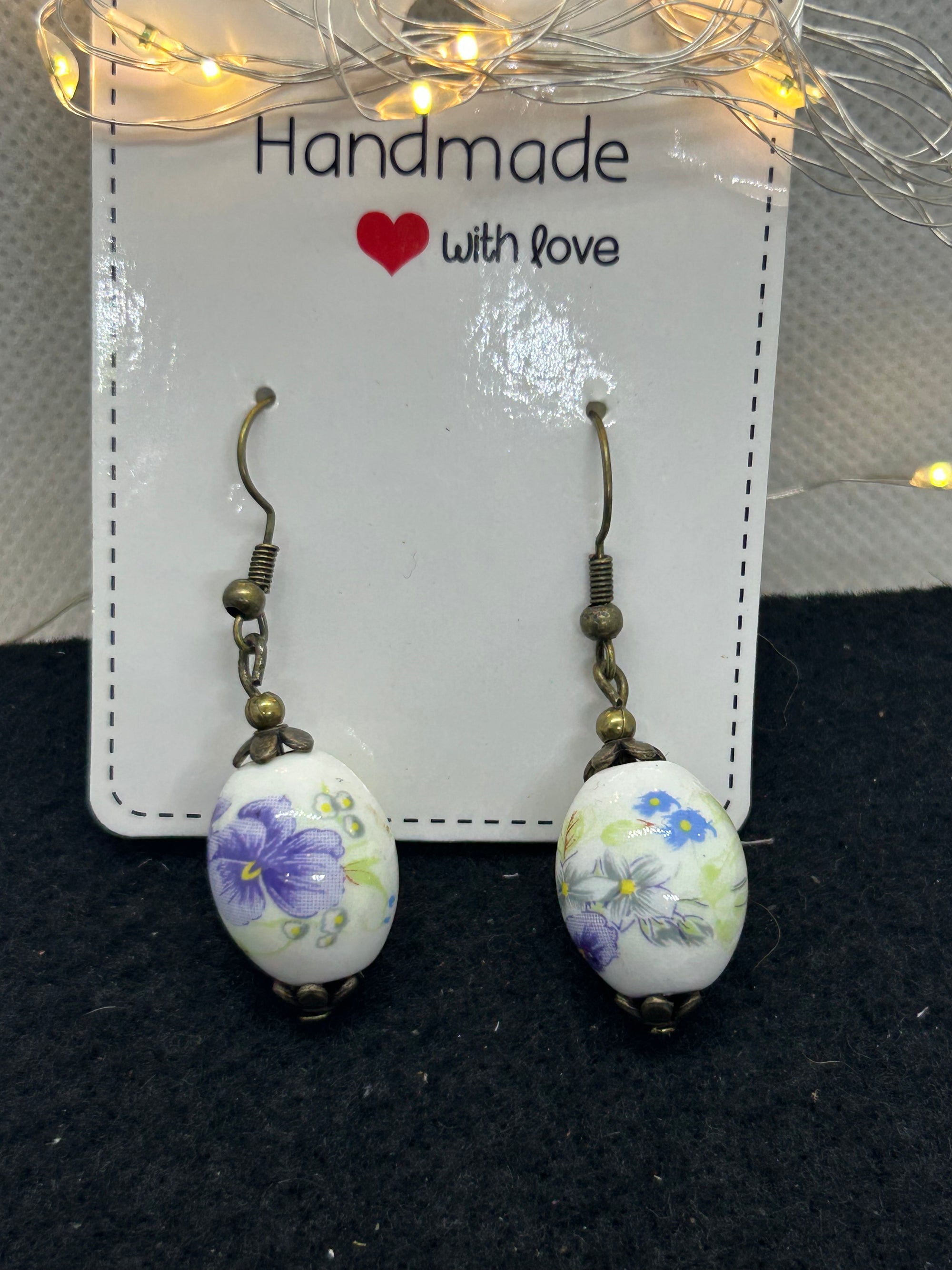 Antique Flower Earrings