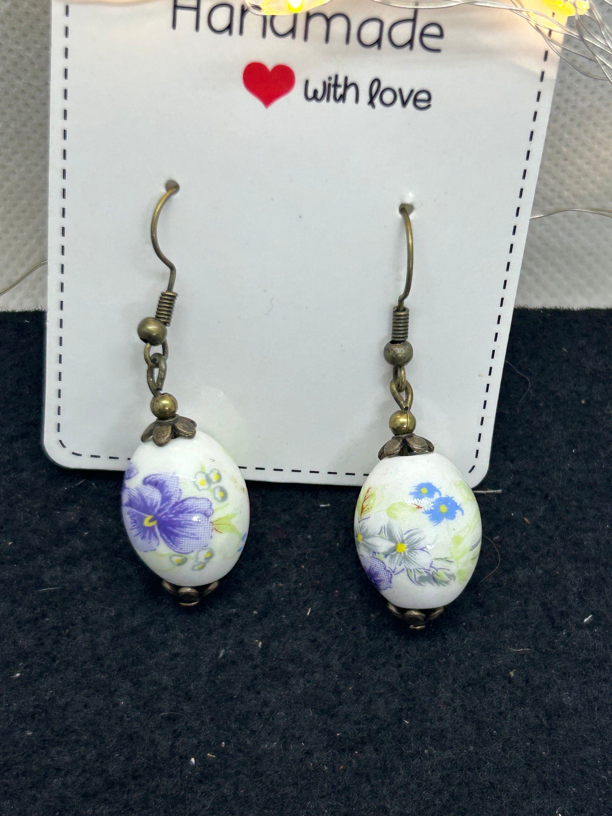 Antique Flower Earrings