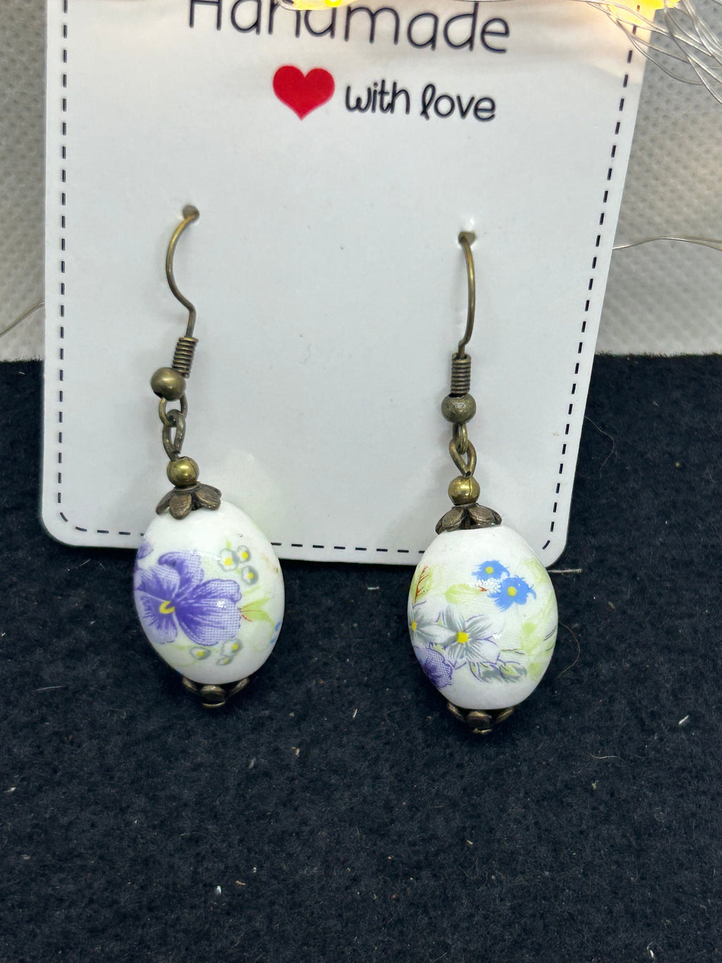 Antique Flower Earrings