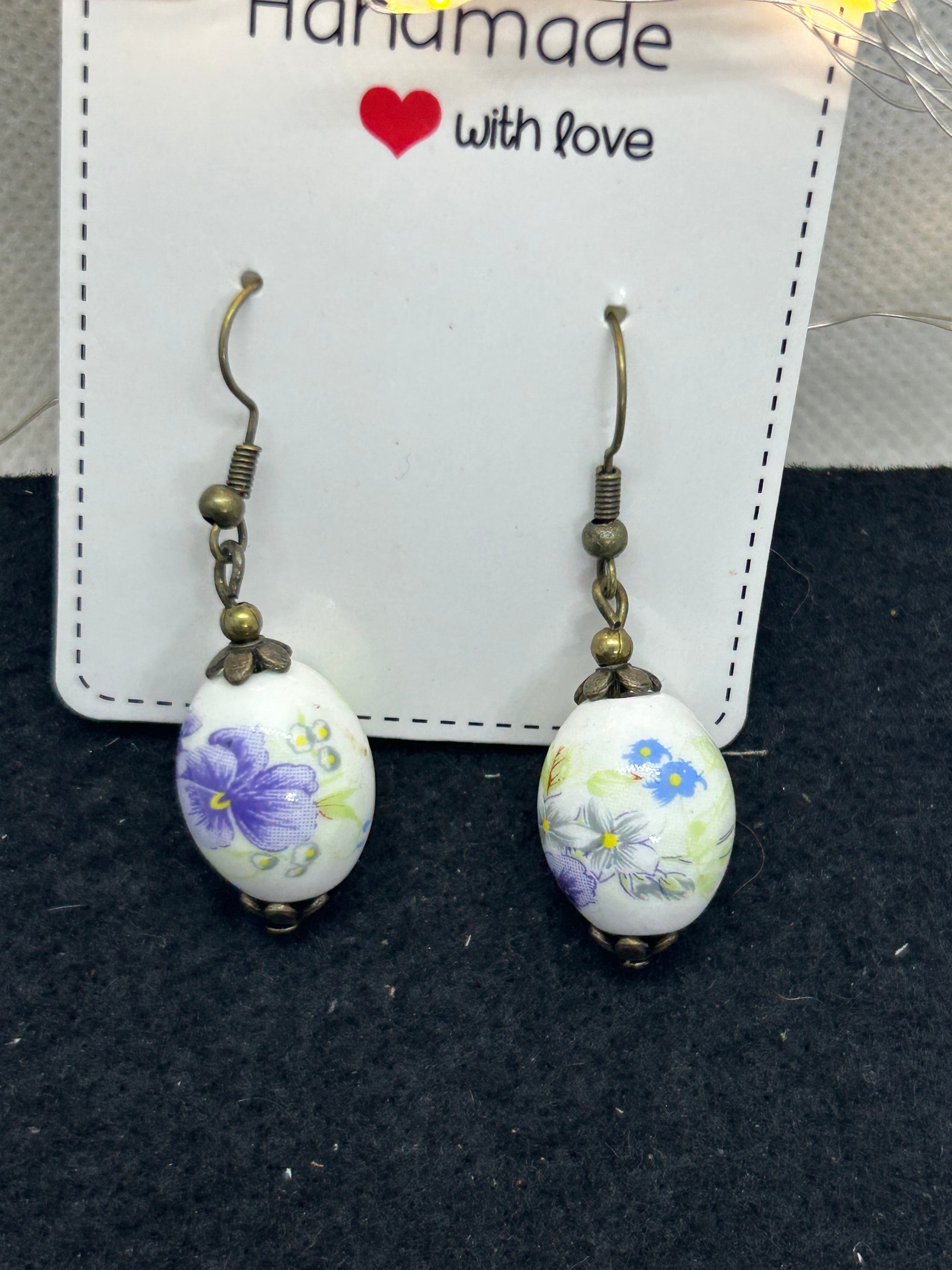 Antique Flower Earrings