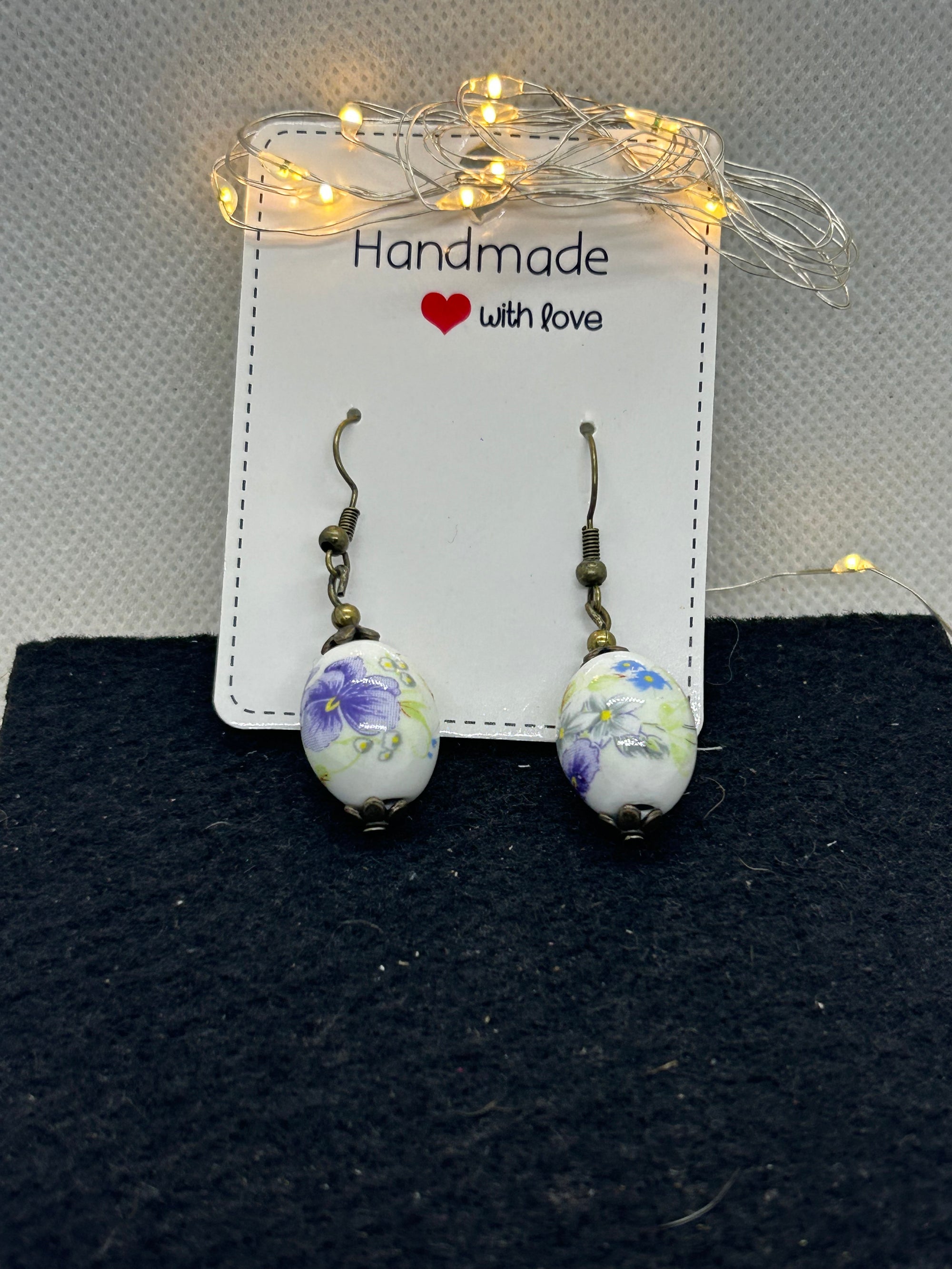 Antique Flower Earrings