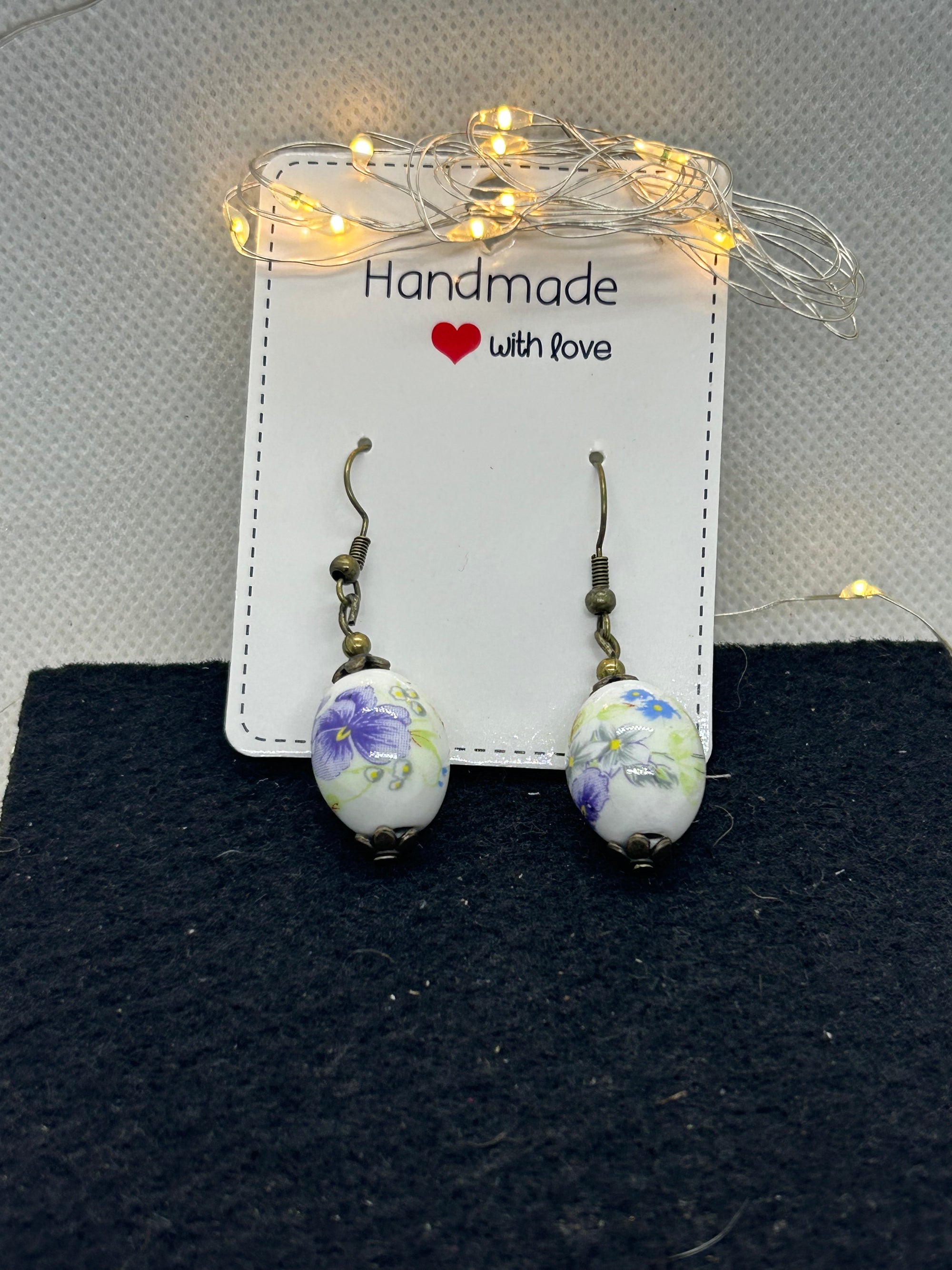 Antique Flower Earrings