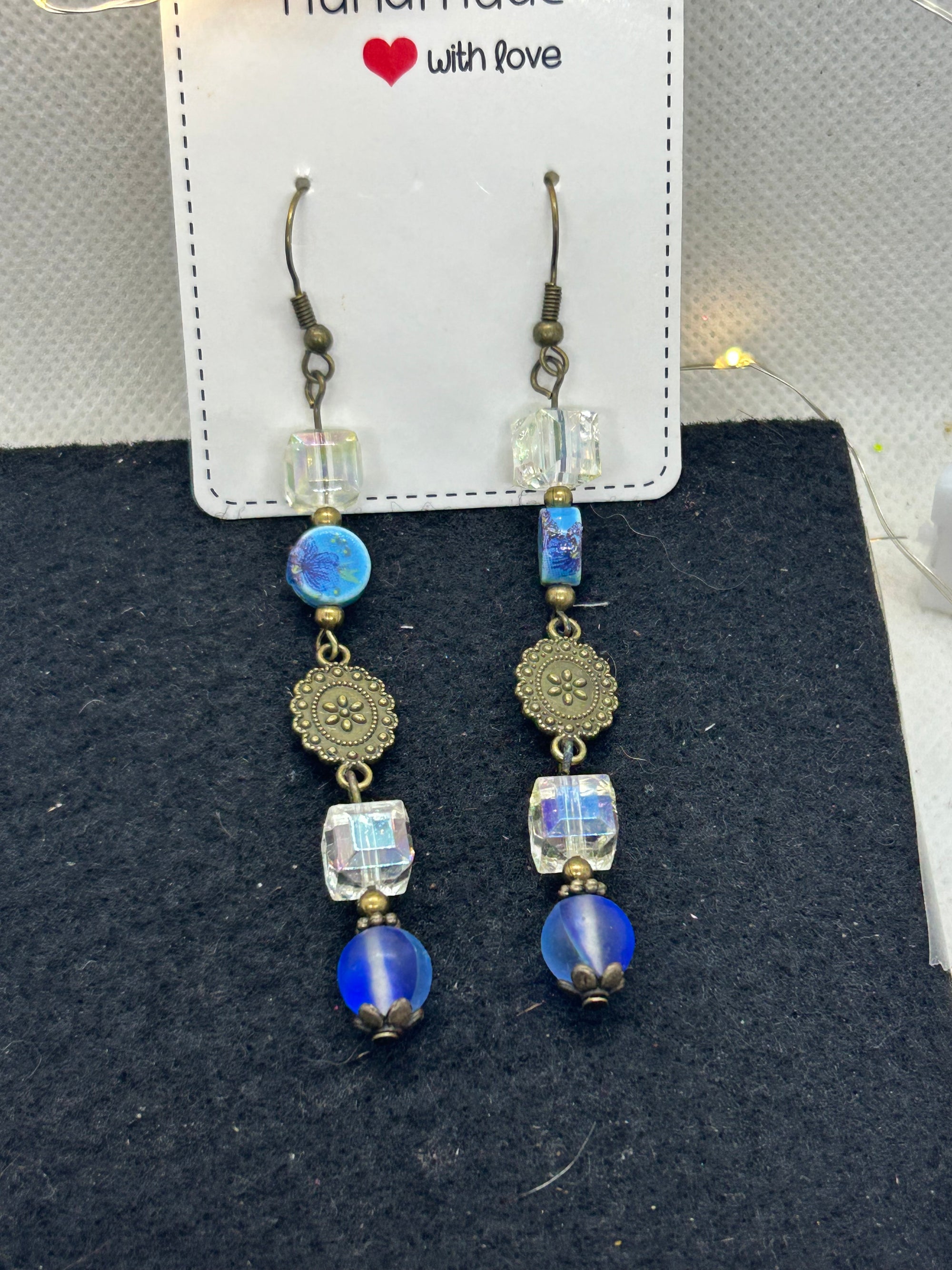 Blue Antique Earrings
