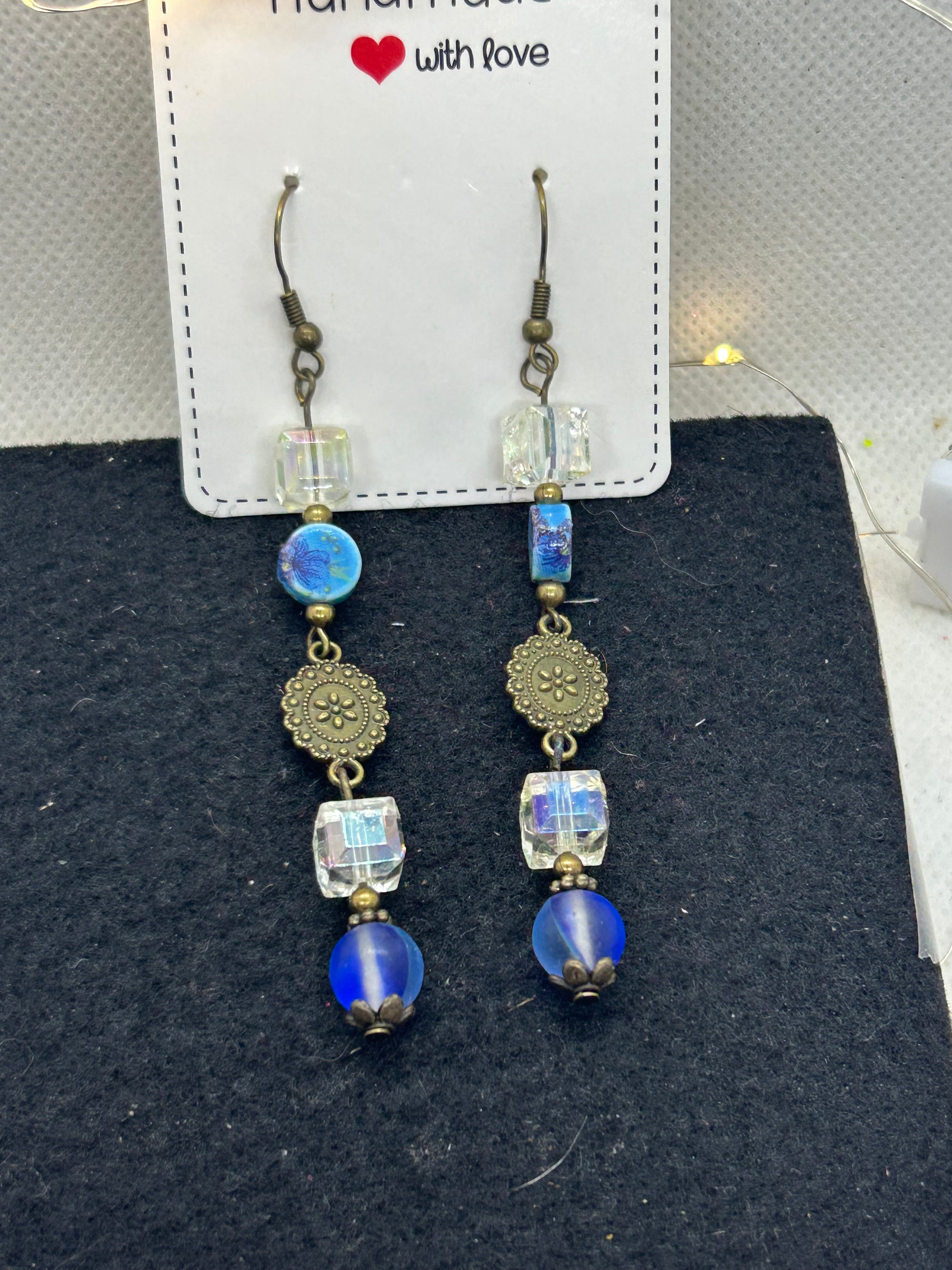 Blue Antique Earrings