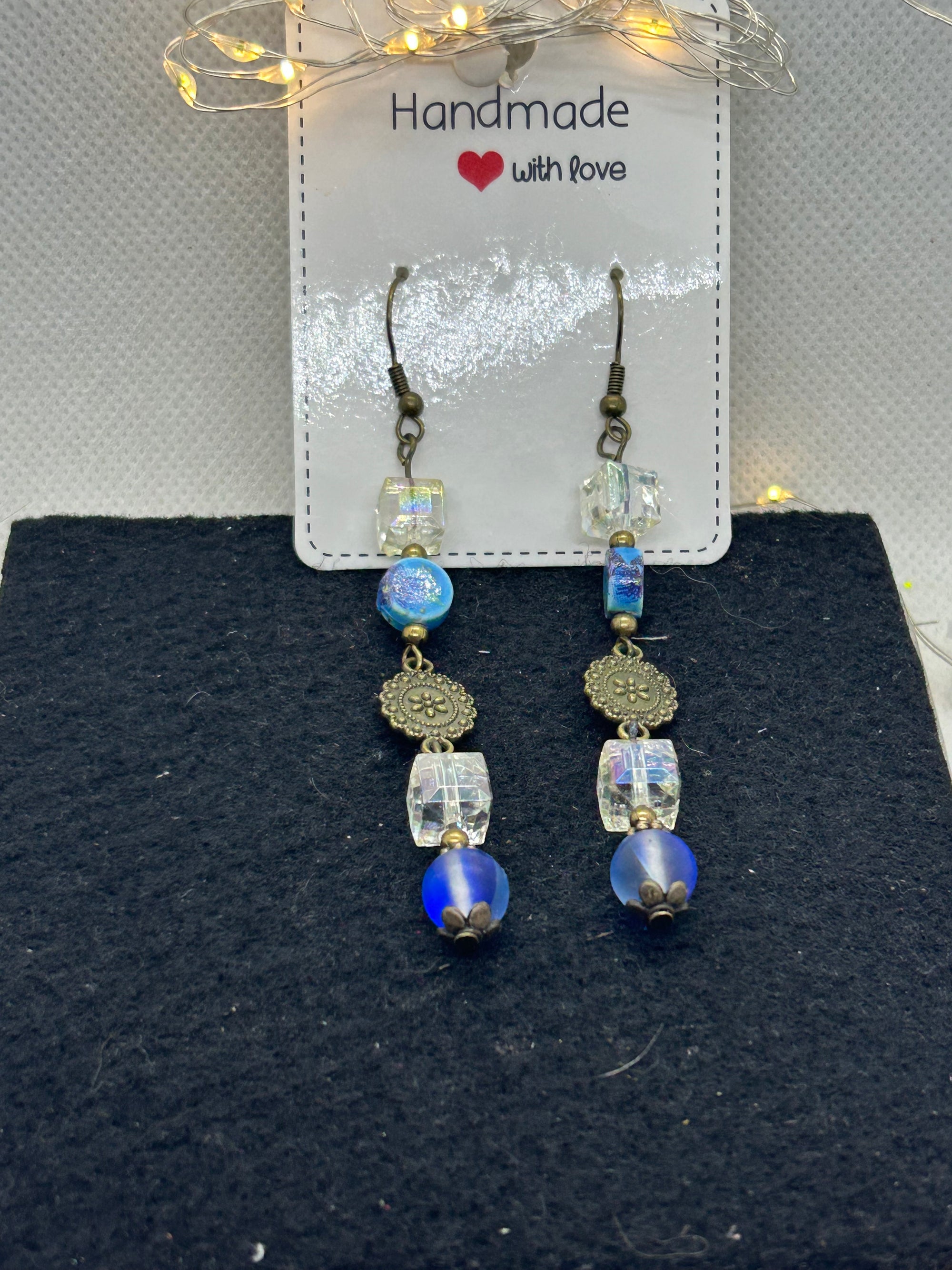 Blue Antique Earrings