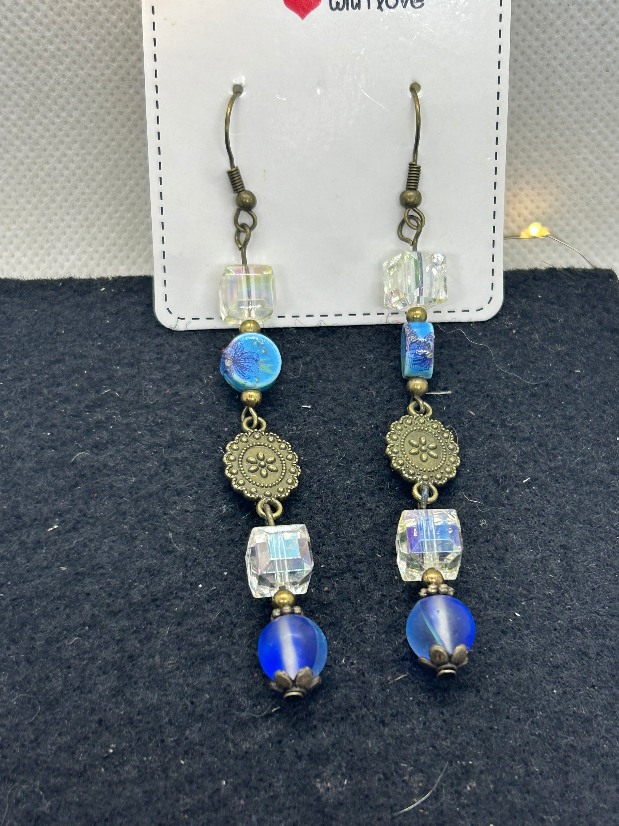 Blue Antique Earrings