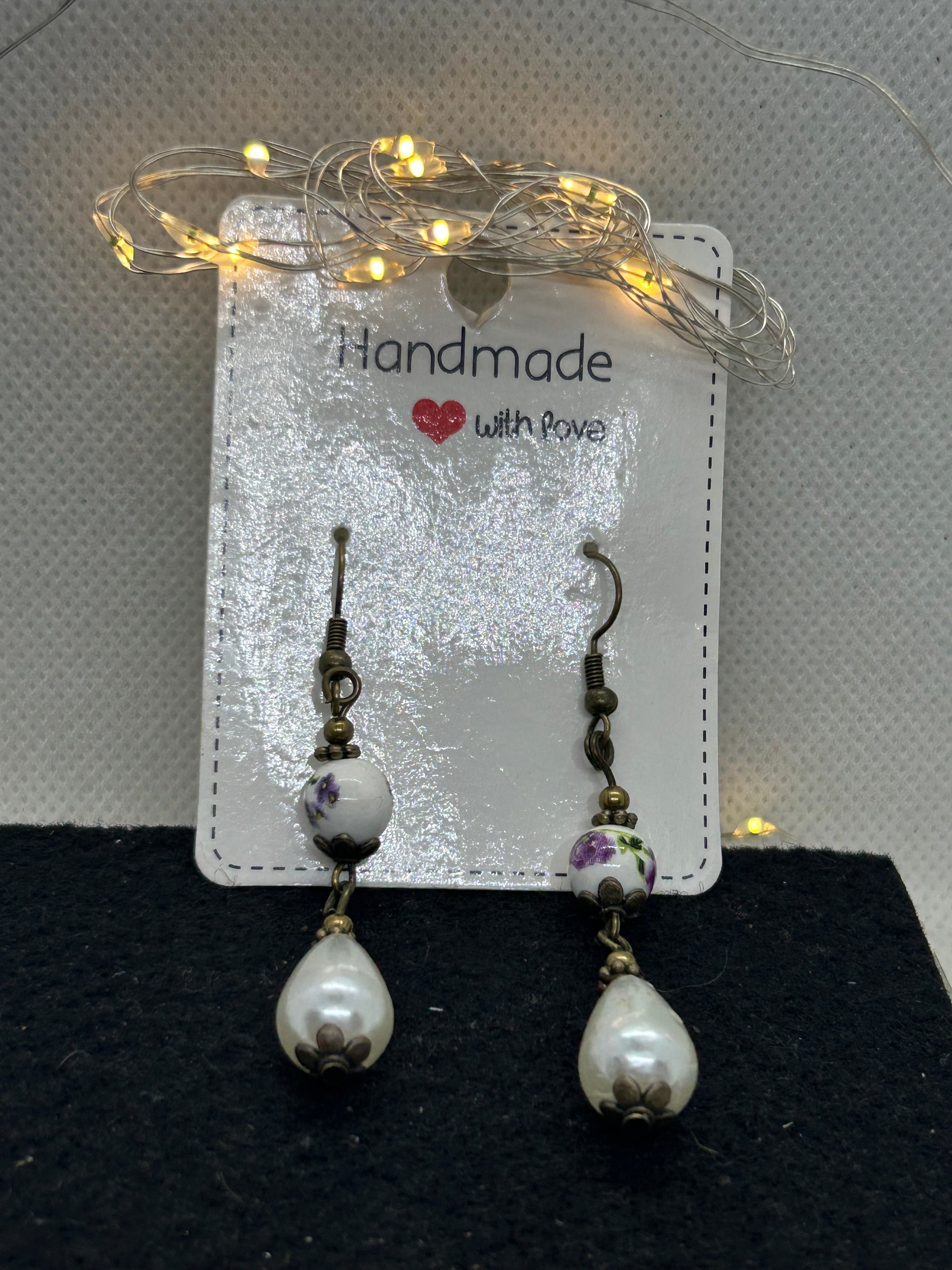 Tear Drop Antique Earrings