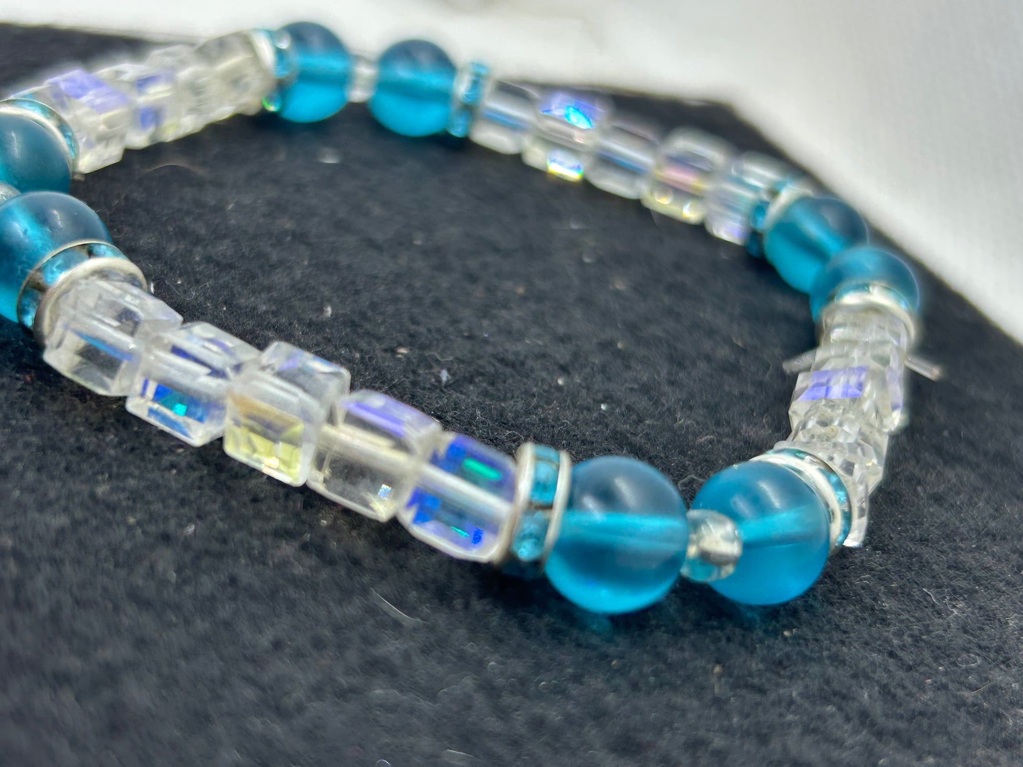 Bead Sea Glass Beaded Bracelet